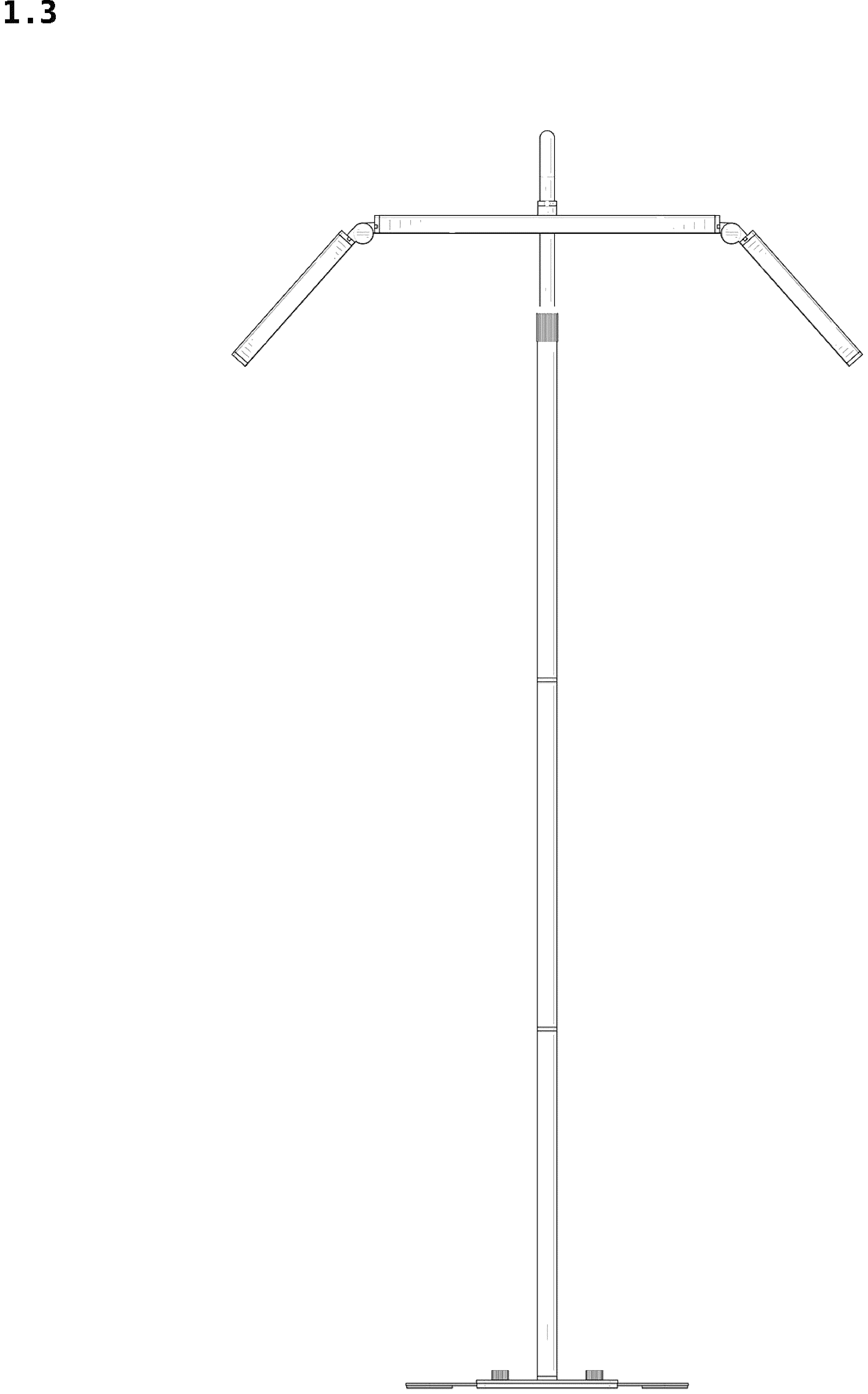 Patent USD1044081 Figure 3 – Floor lamp