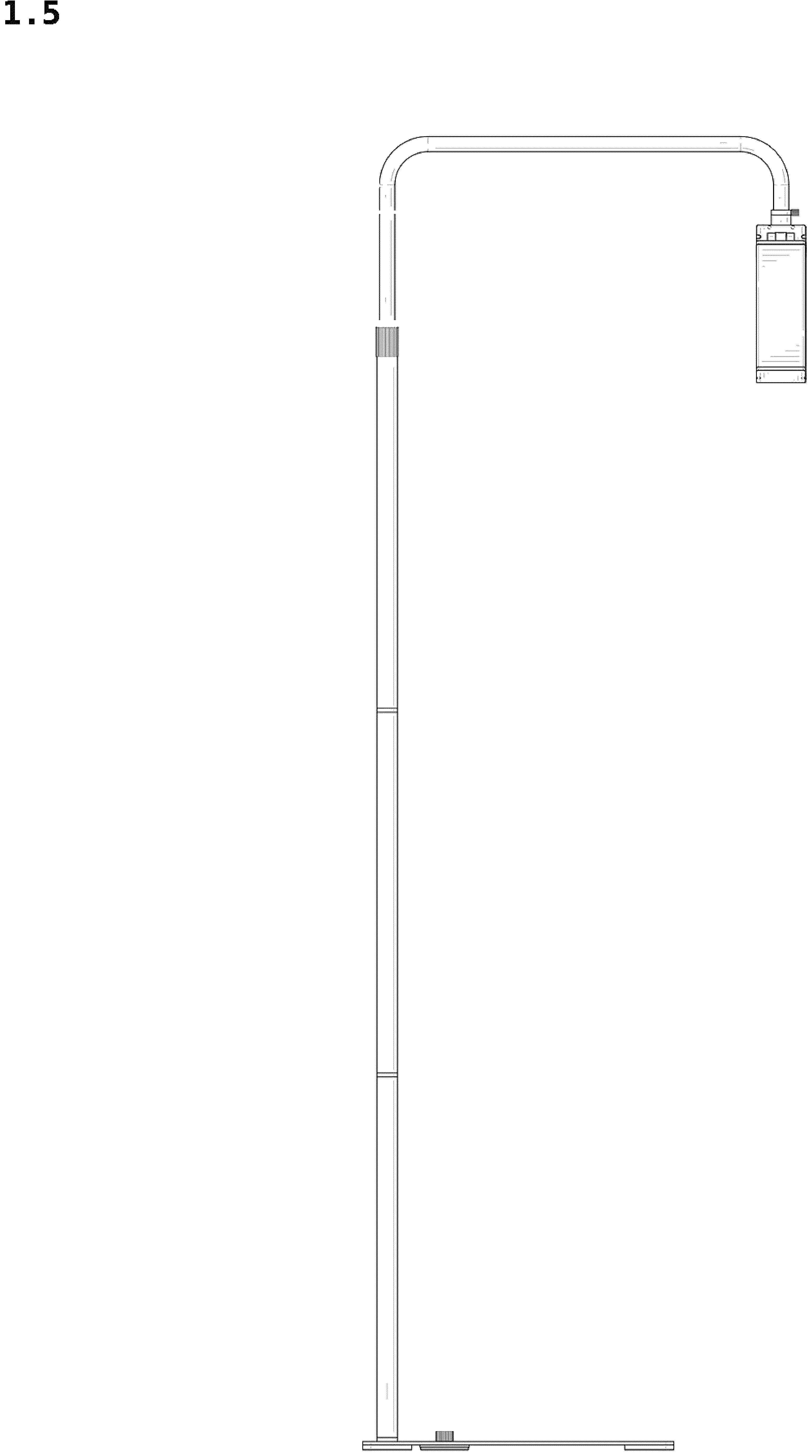 Patent USD1044081 Figure 5 – Floor lamp