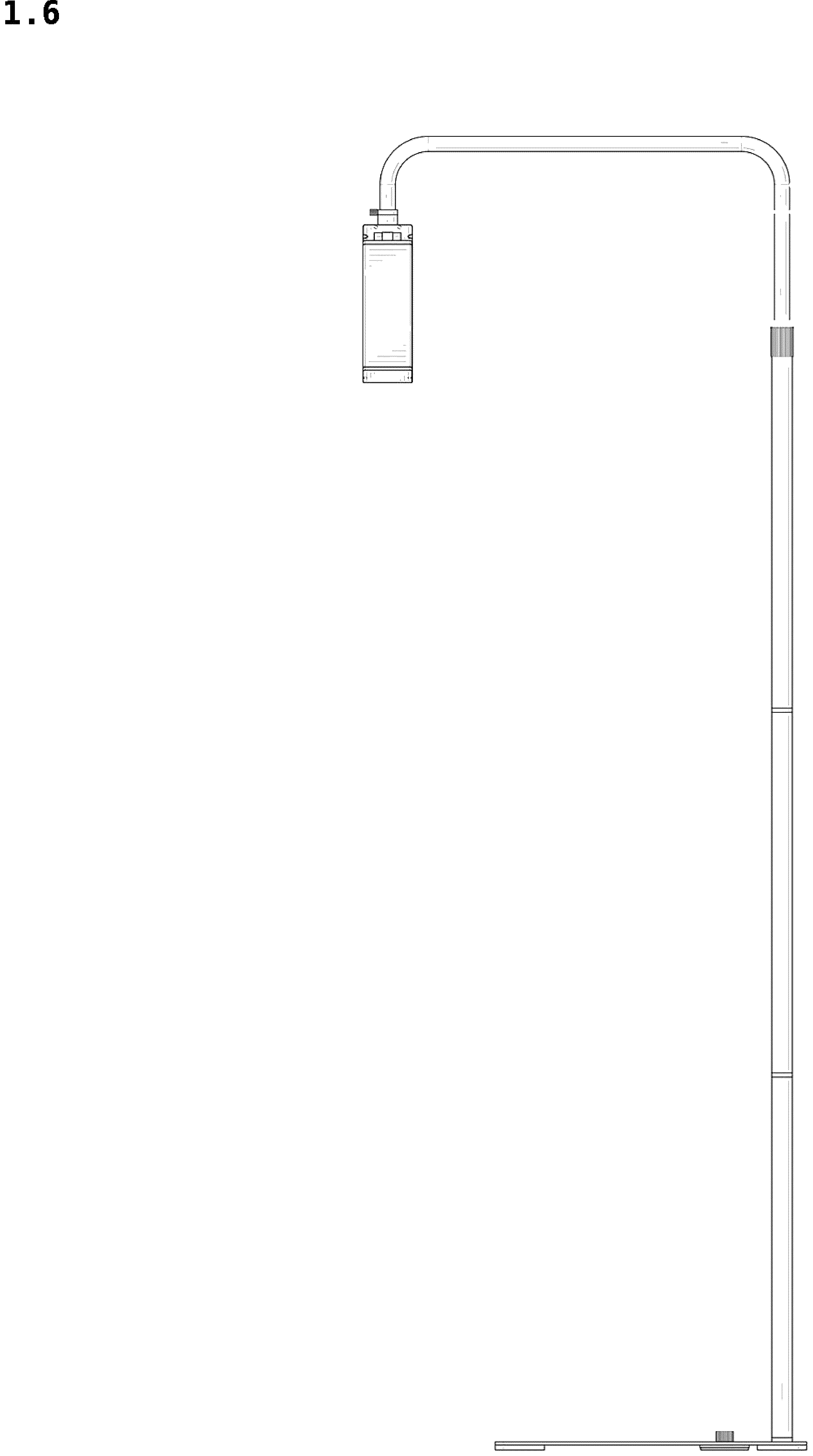 Patent USD1044081 Figure 6 – Floor lamp