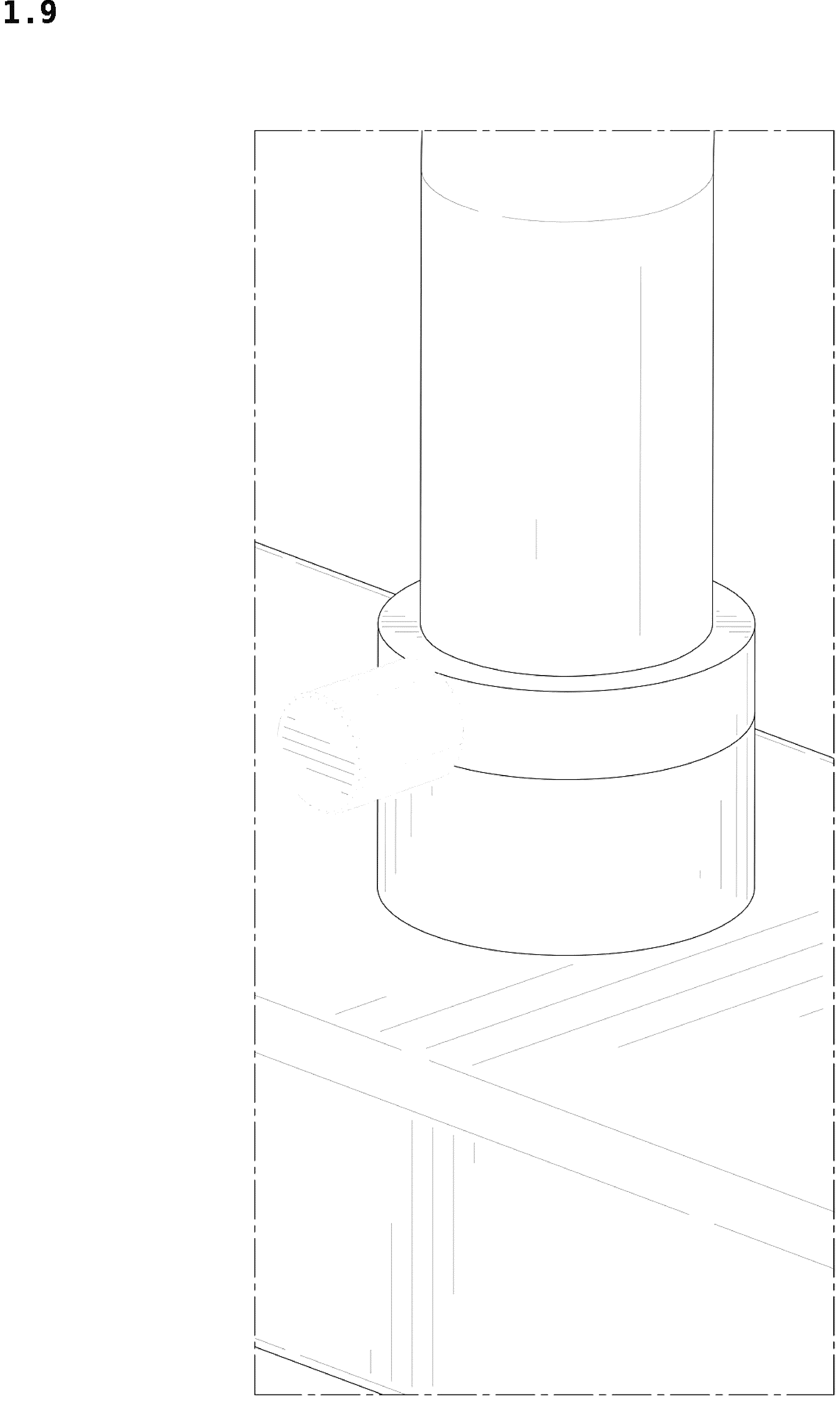 Patent USD1044081 Figure 9 – Floor lamp