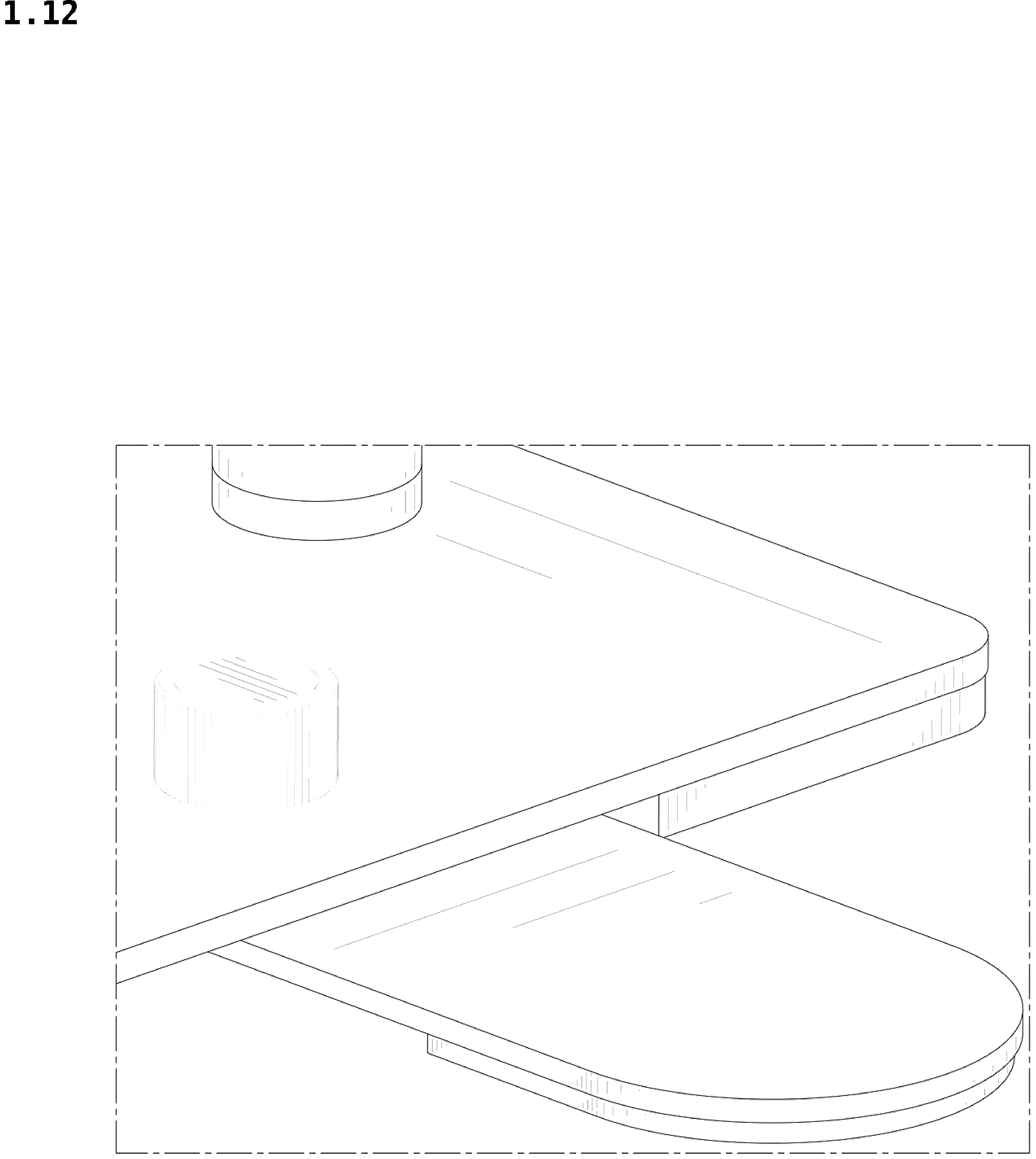 Patent USD1044081 Figure 12 – Floor lamp