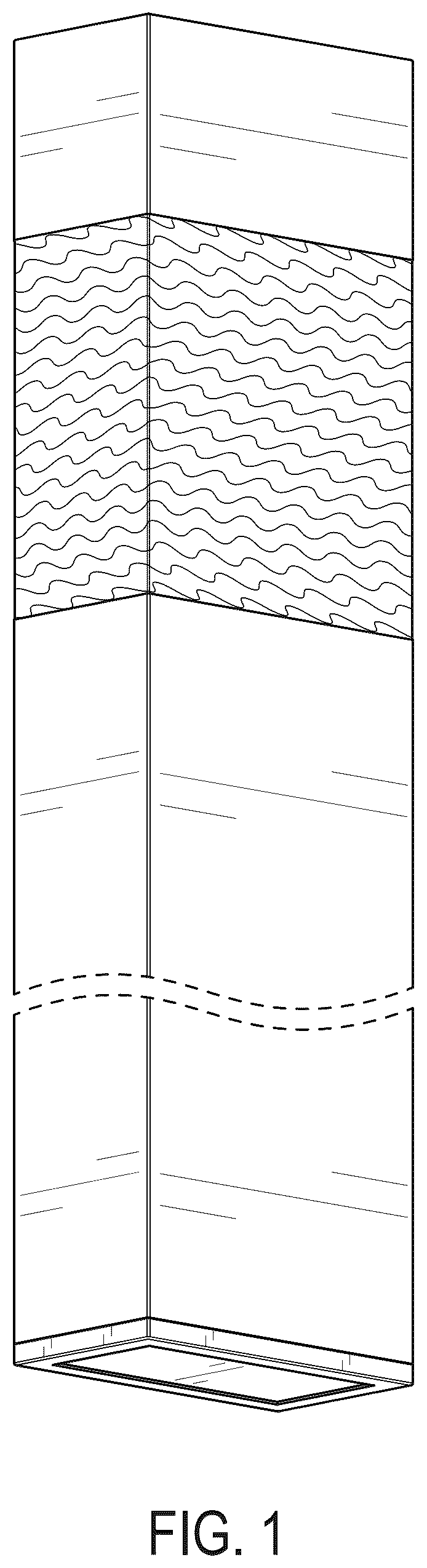 Patent USD1044086 Figure 1 – Lighting fixture