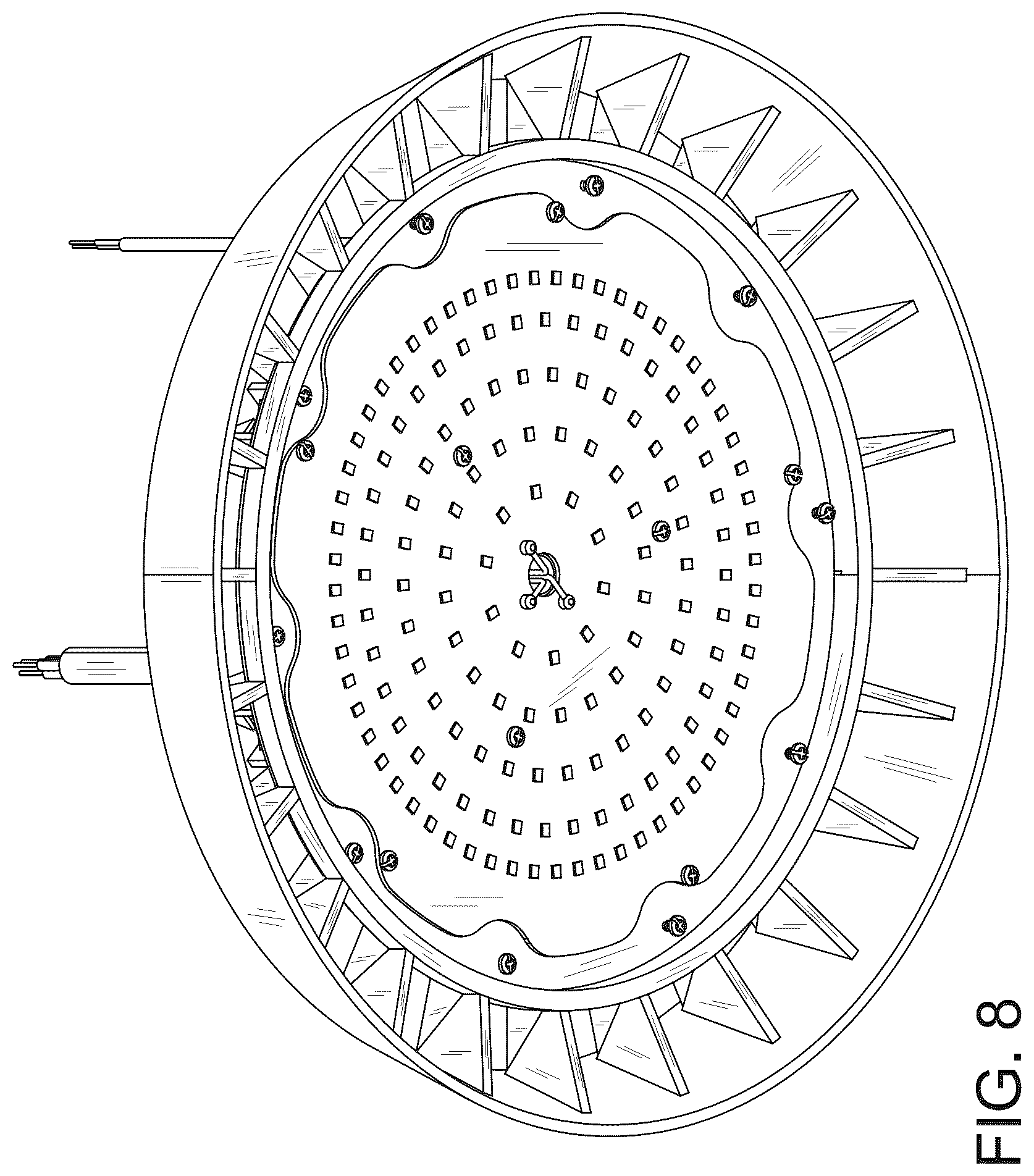 Patent USD1044088 Figure 8 – Dairy barn LED lighting fixture