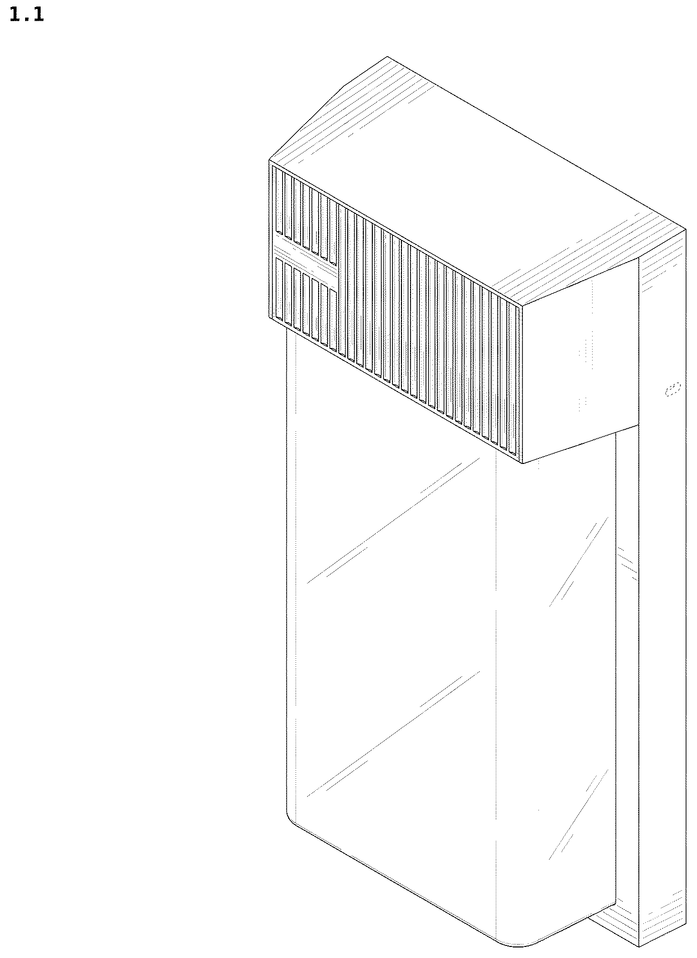 Patent USD1044090 — Wall lamp — Figure 1