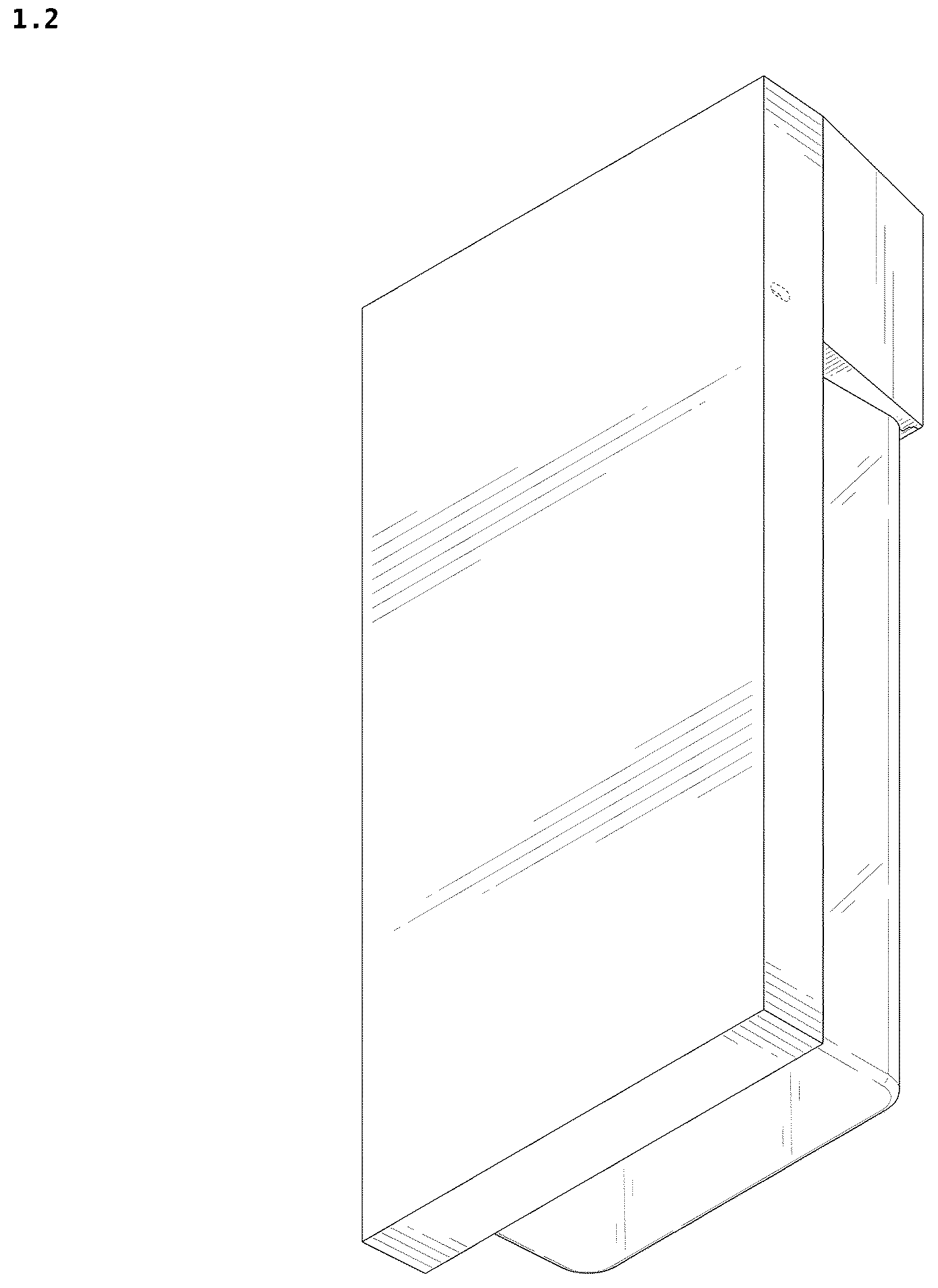 Patent USD1044090 Figure 2 – Wall lamp