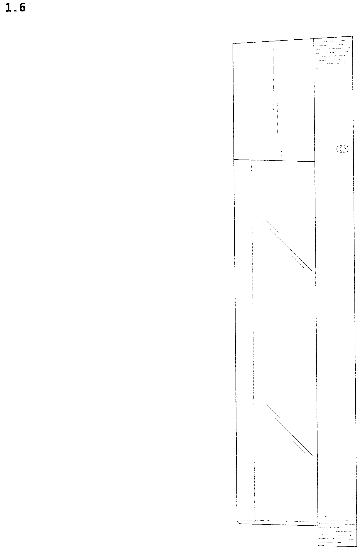 Patent USD1044090 Figure 6 – Wall lamp