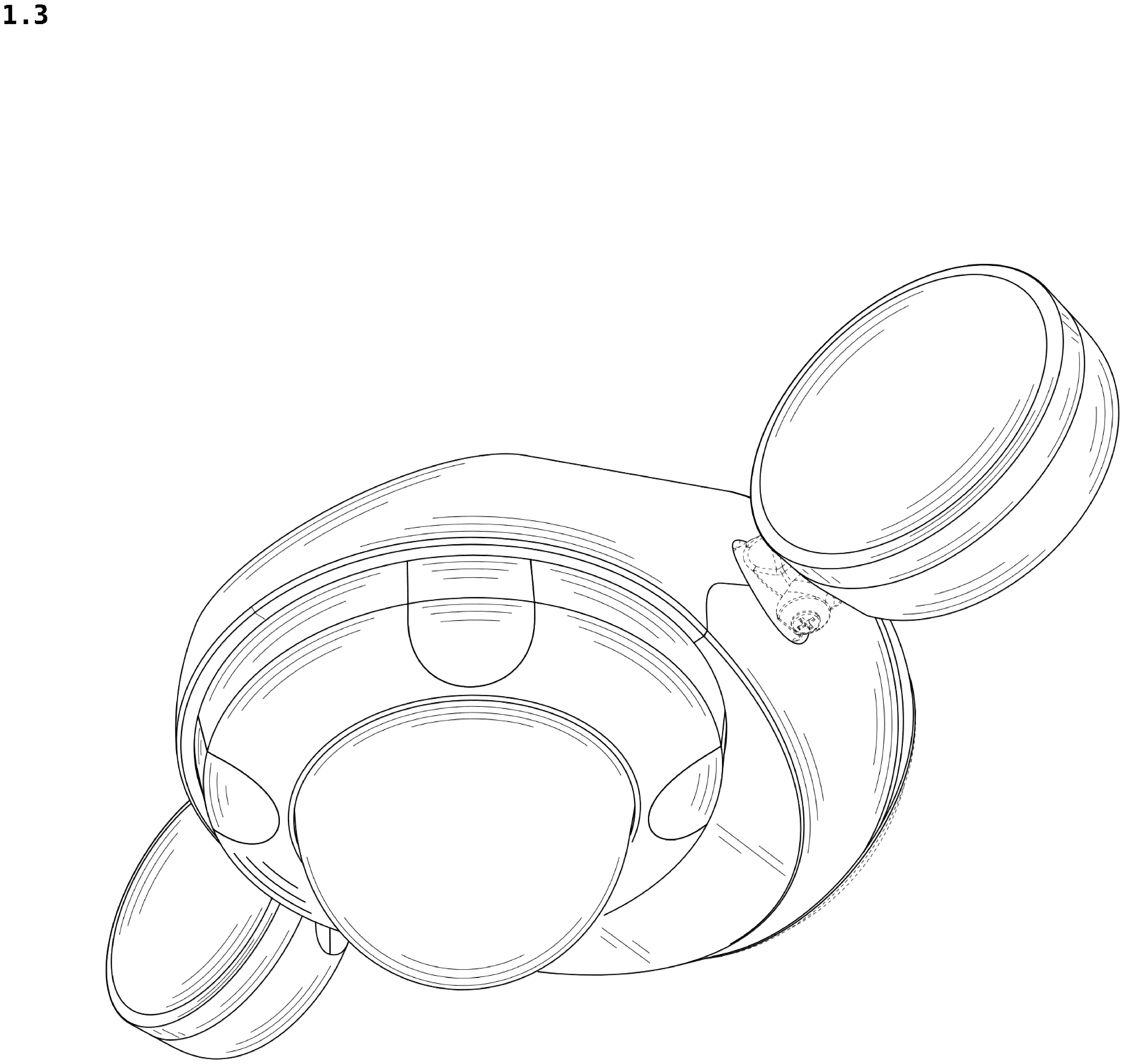 Patent USD1044091 Figure 3 – Floodlight