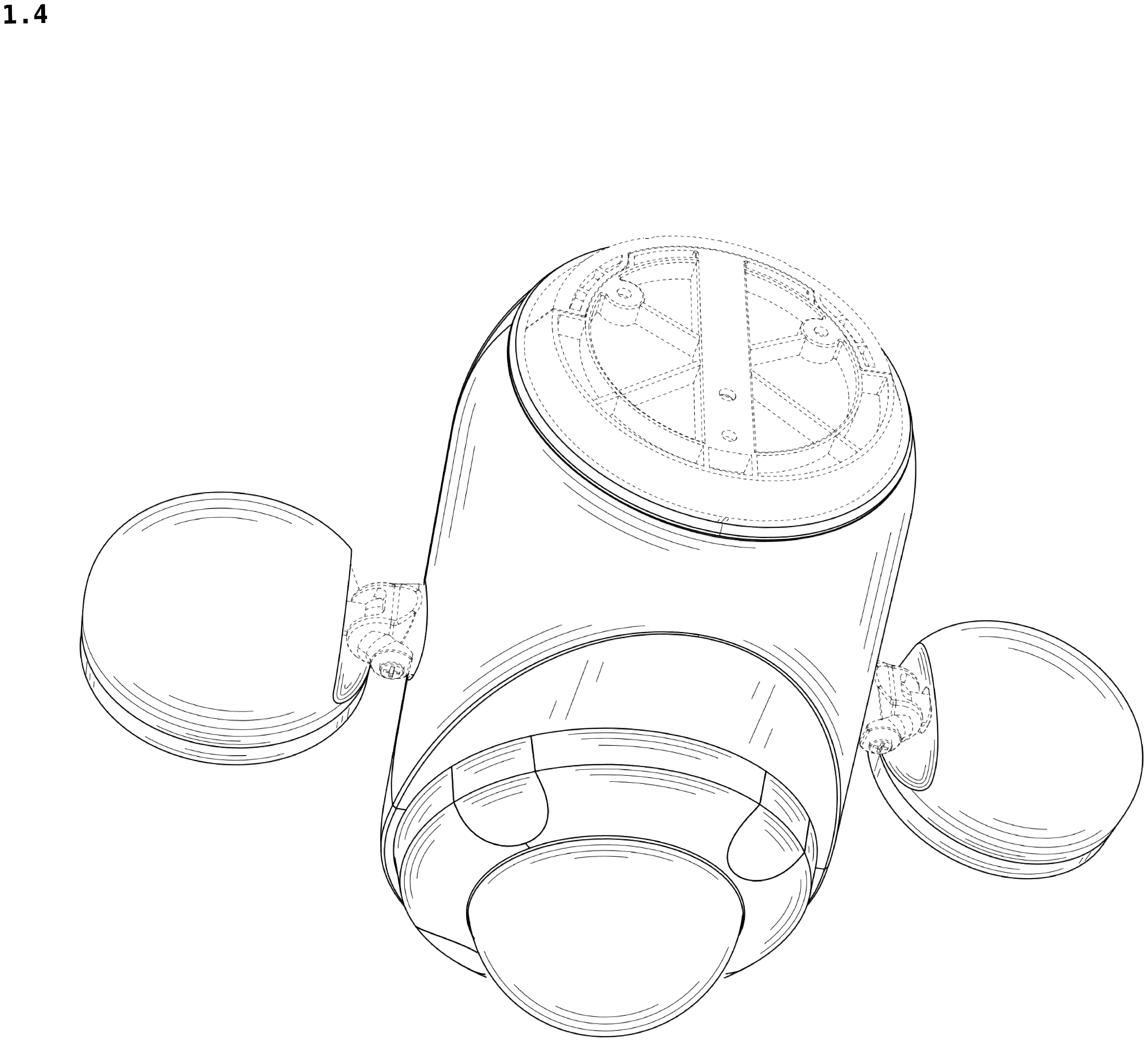 Patent USD1044091 Figure 4 – Floodlight