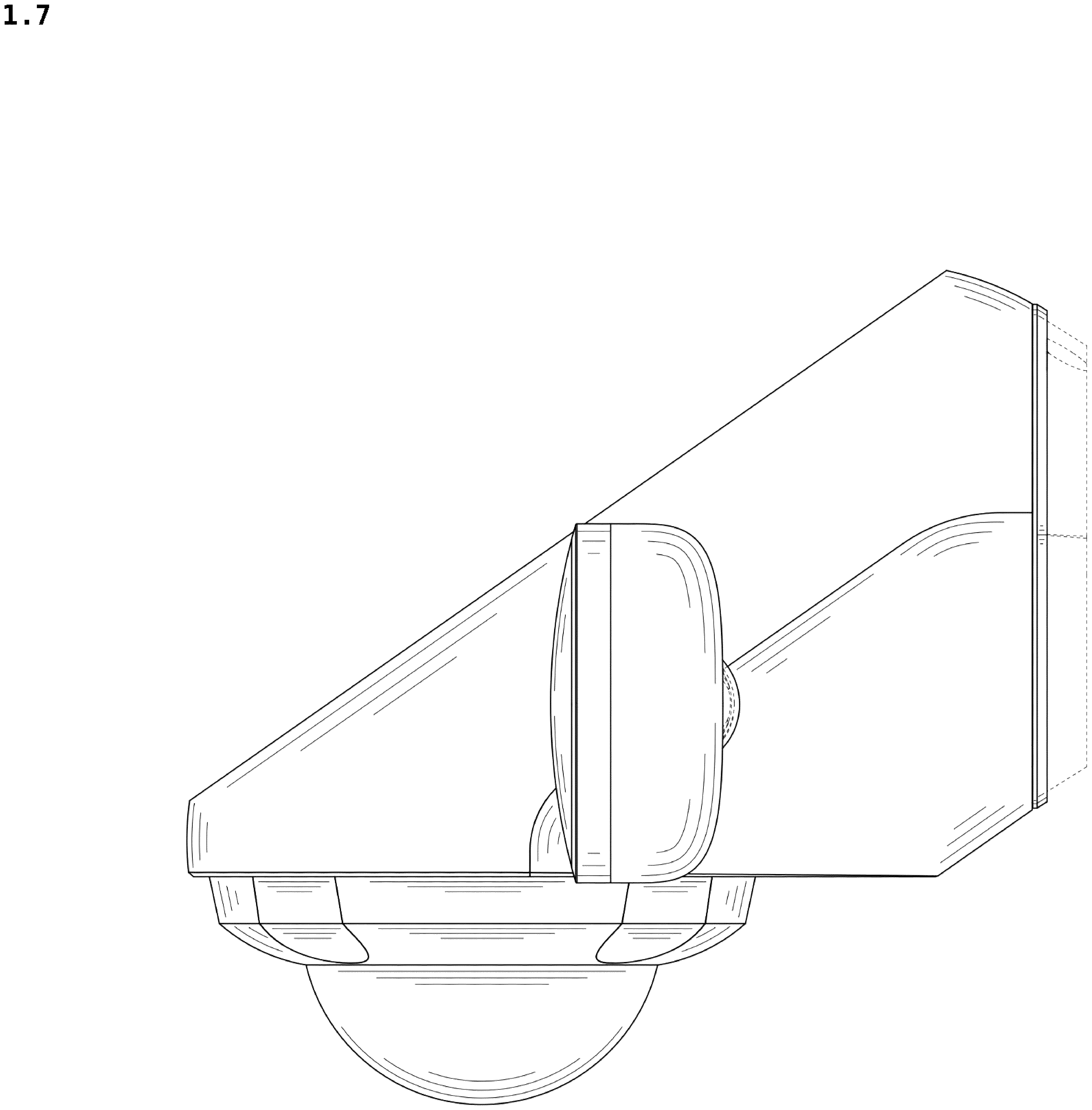 Patent USD1044091 Figure 7 – Floodlight