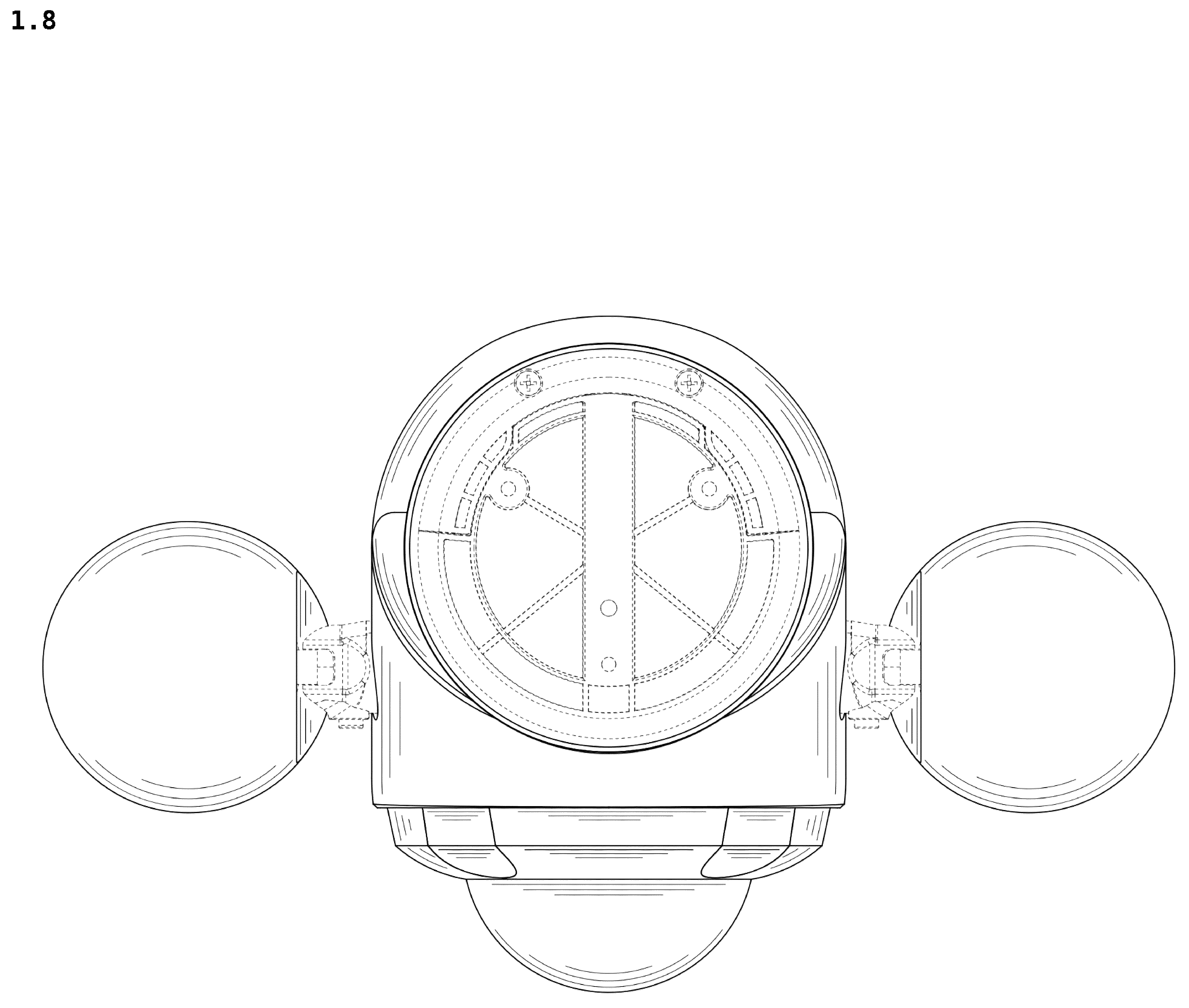 Patent USD1044091 Figure 8 – Floodlight