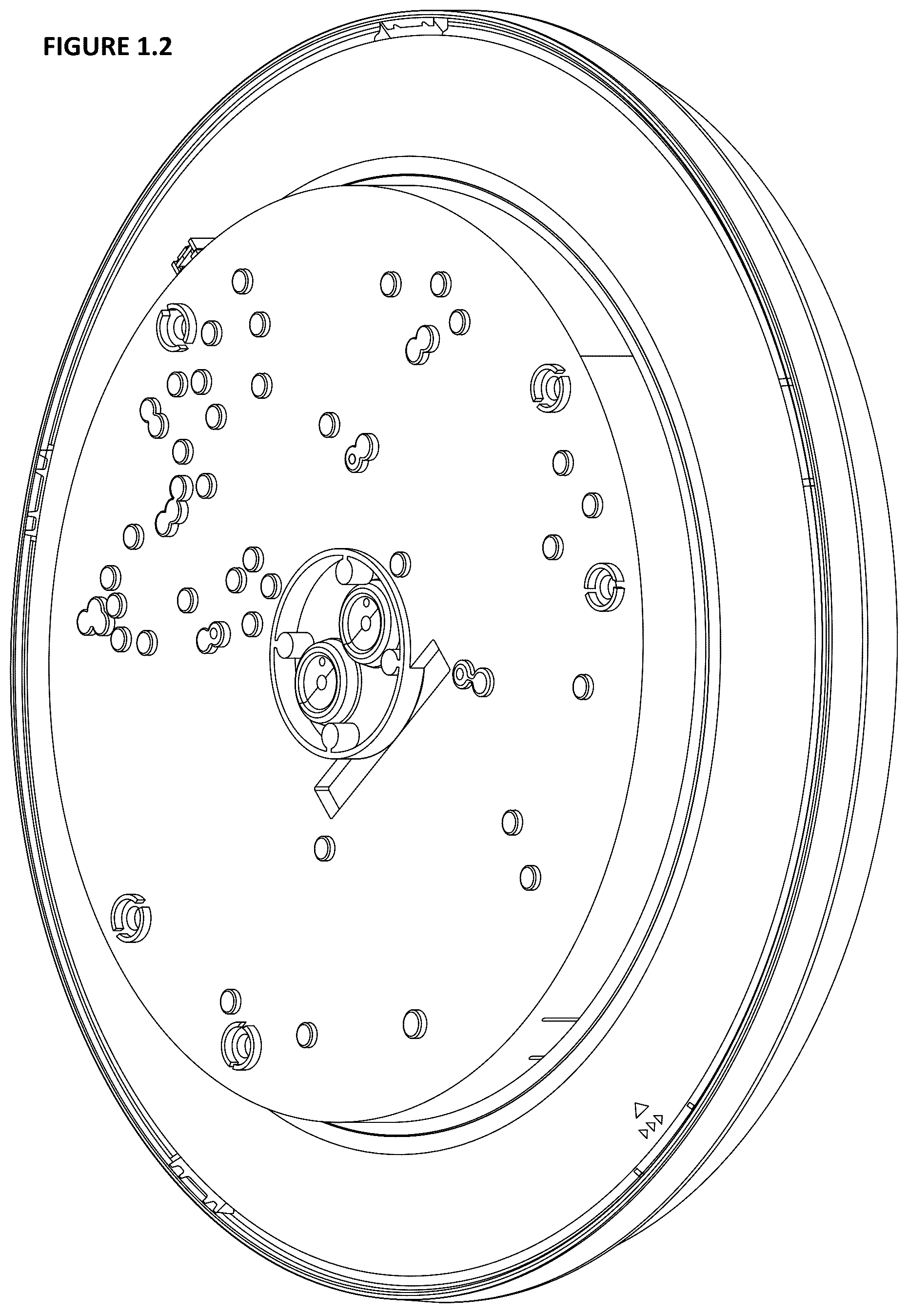 Patent USD1044095 Figure 2 – Ceiling light