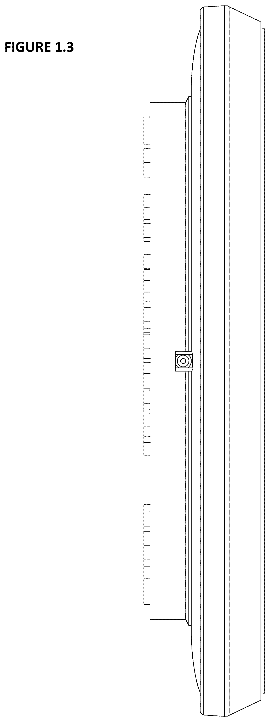 Patent USD1044095 Figure 3 – Ceiling light