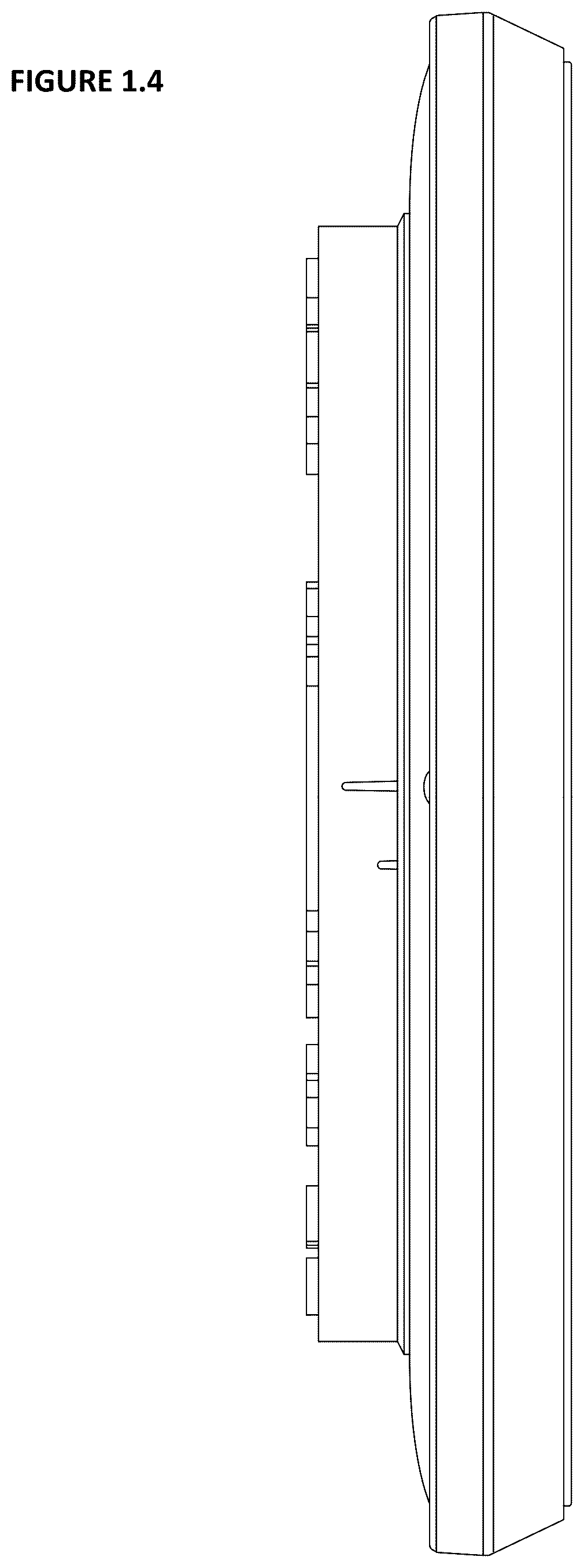 Patent USD1044095 Figure 4 – Ceiling light
