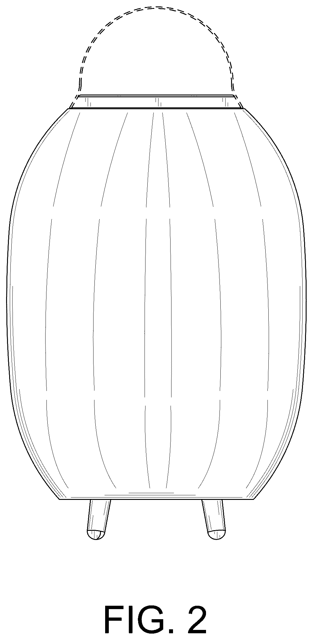 Patent USD1044096 Figure 2 – LED speaker lamp
