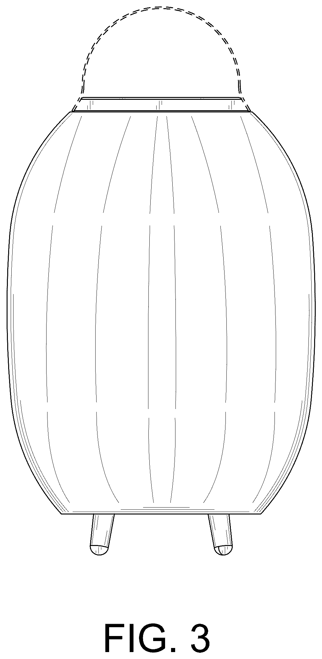 Patent USD1044096 Figure 3 – LED speaker lamp