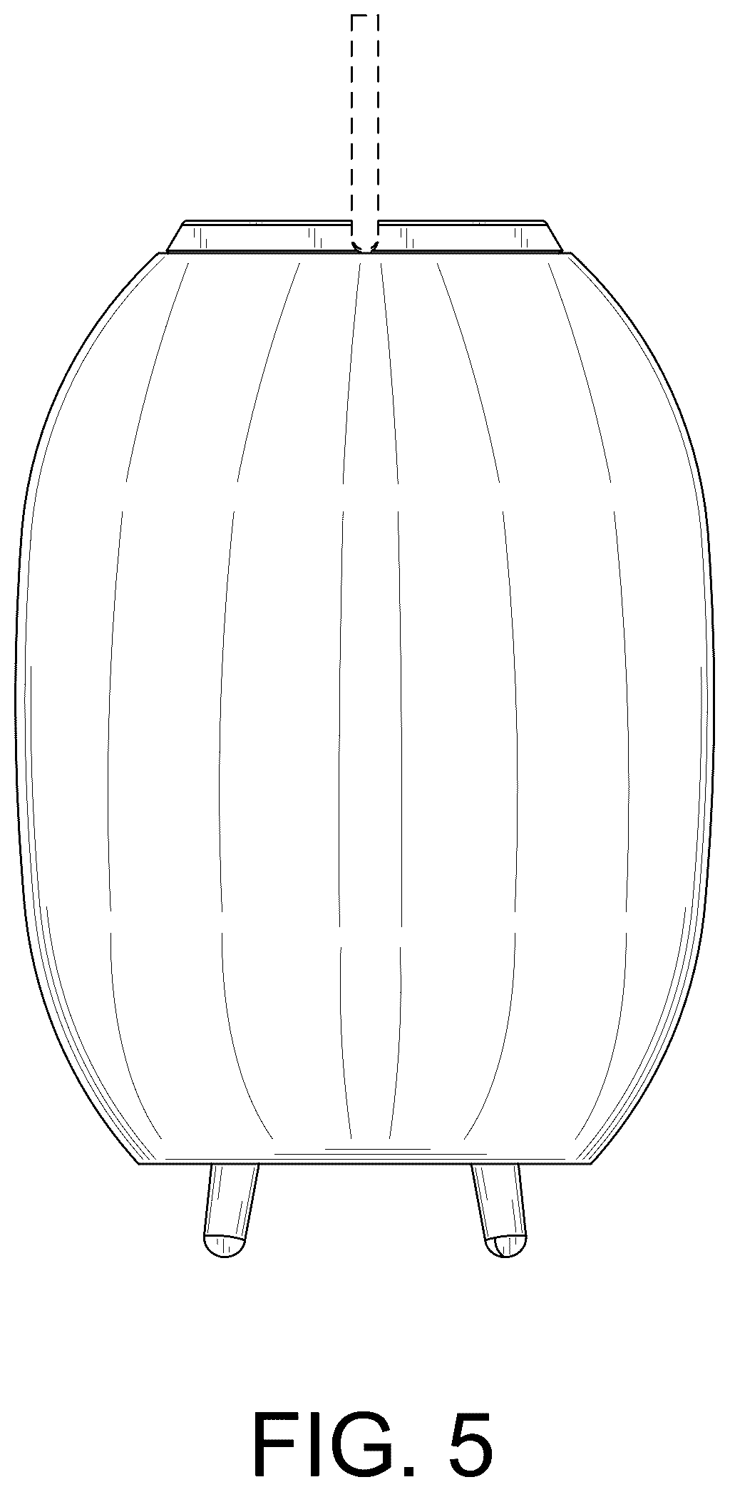 Patent USD1044096 Figure 5 – LED speaker lamp