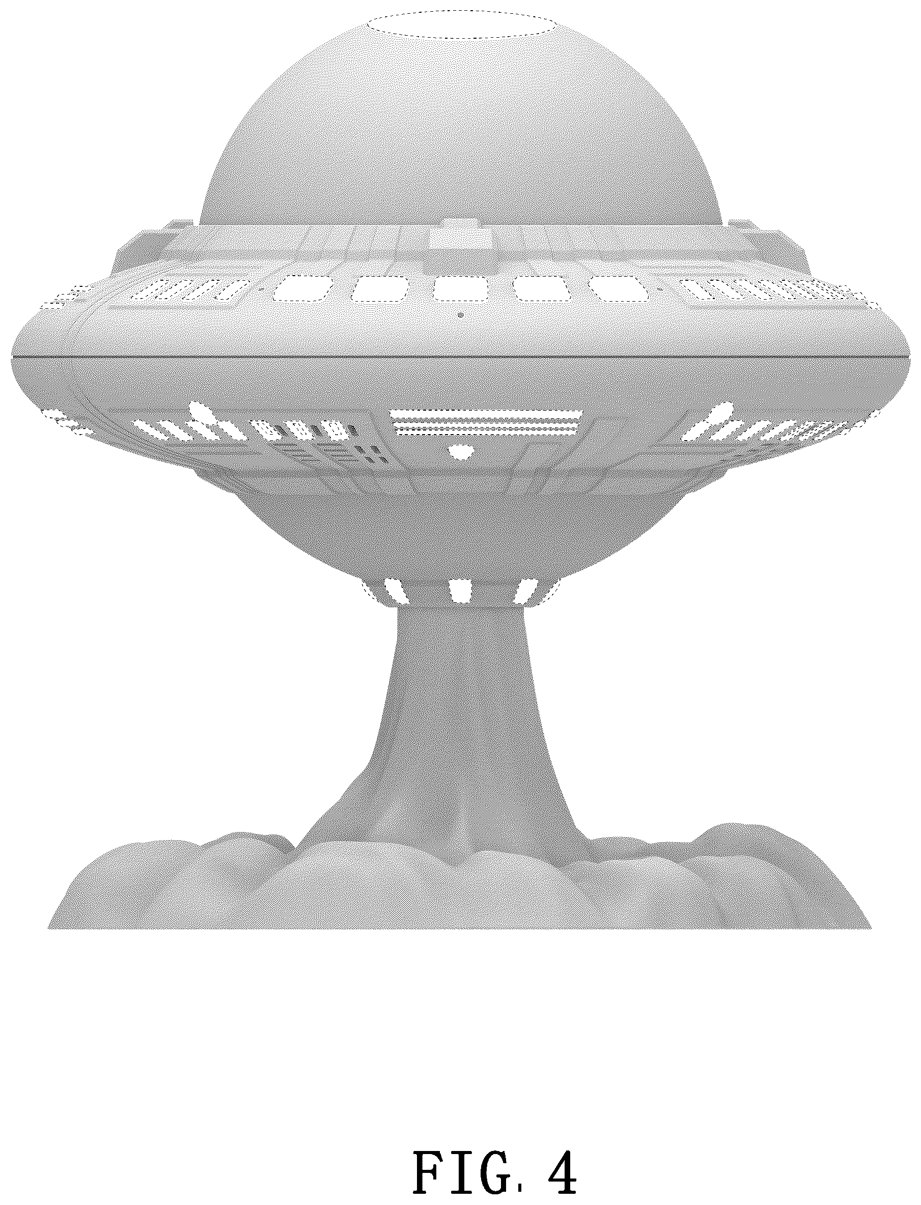 Patent USD1044097 Figure 4 – UFO sky projector