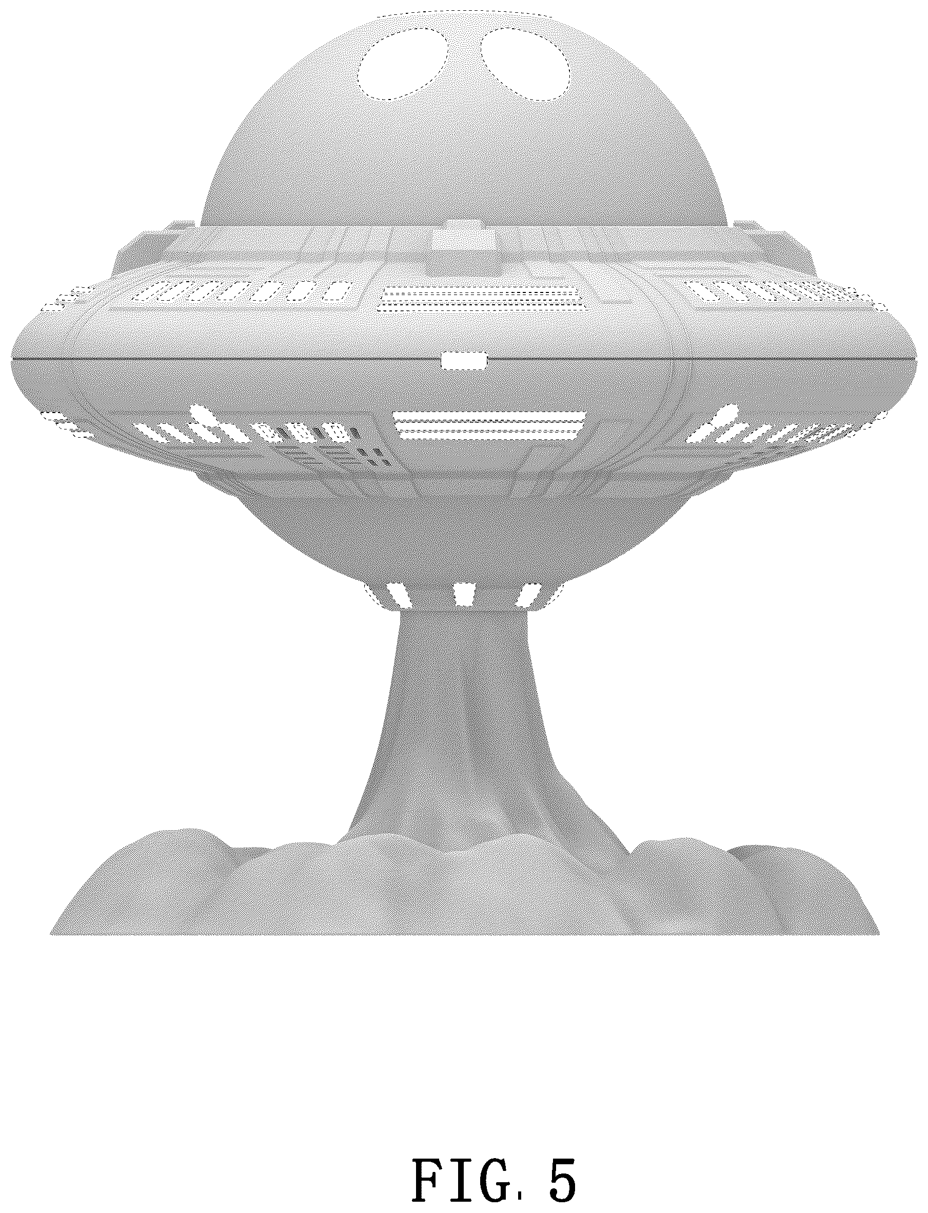 Patent USD1044097 Figure 5 – UFO sky projector