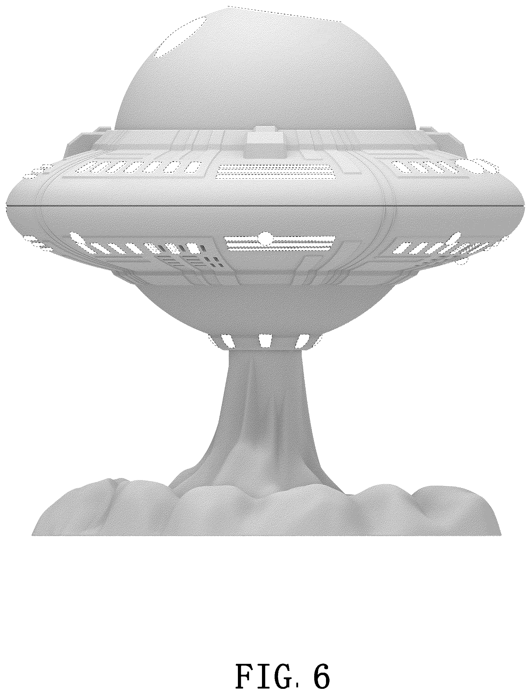 Patent USD1044097 Figure 6 – UFO sky projector