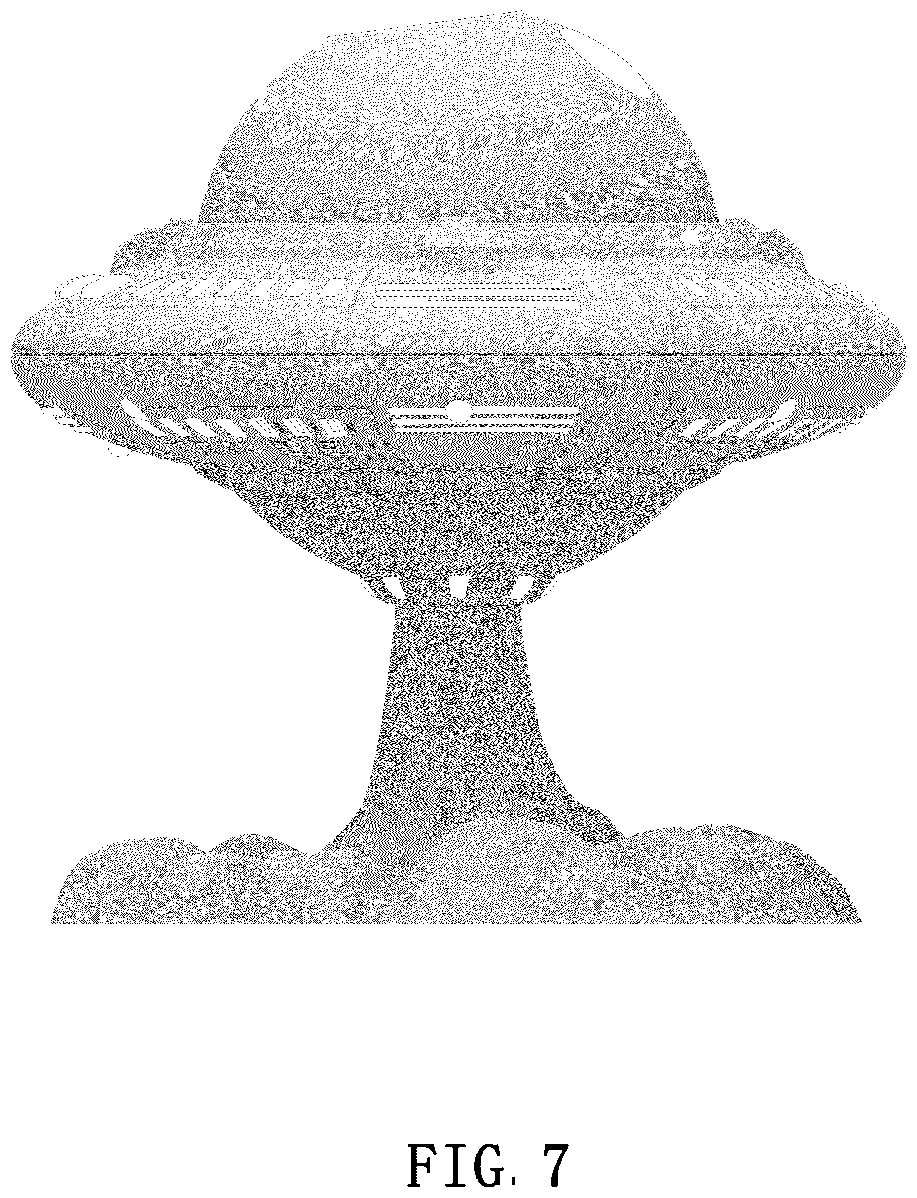 Patent USD1044097 Figure 7 – UFO sky projector