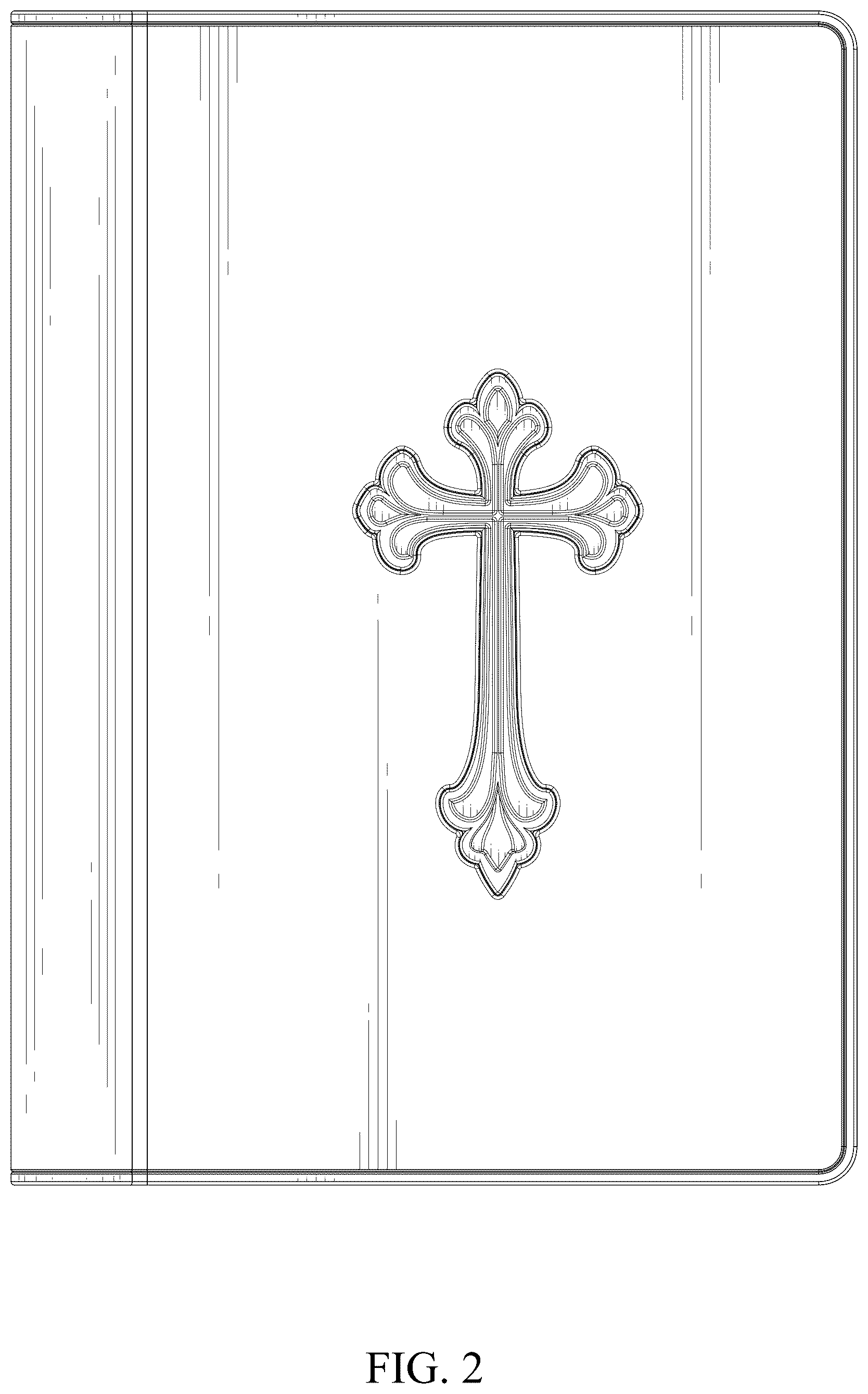 Patent USD1044098 Figure 2 – 3D leather lamp