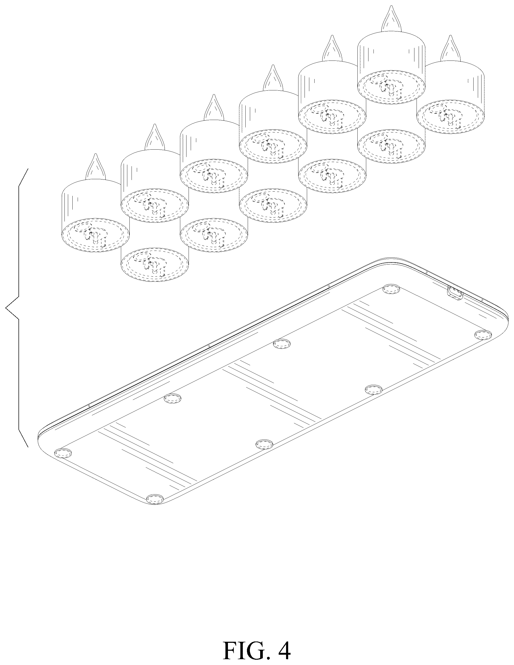 Patent USD1044099 Figure 4 – LED candle