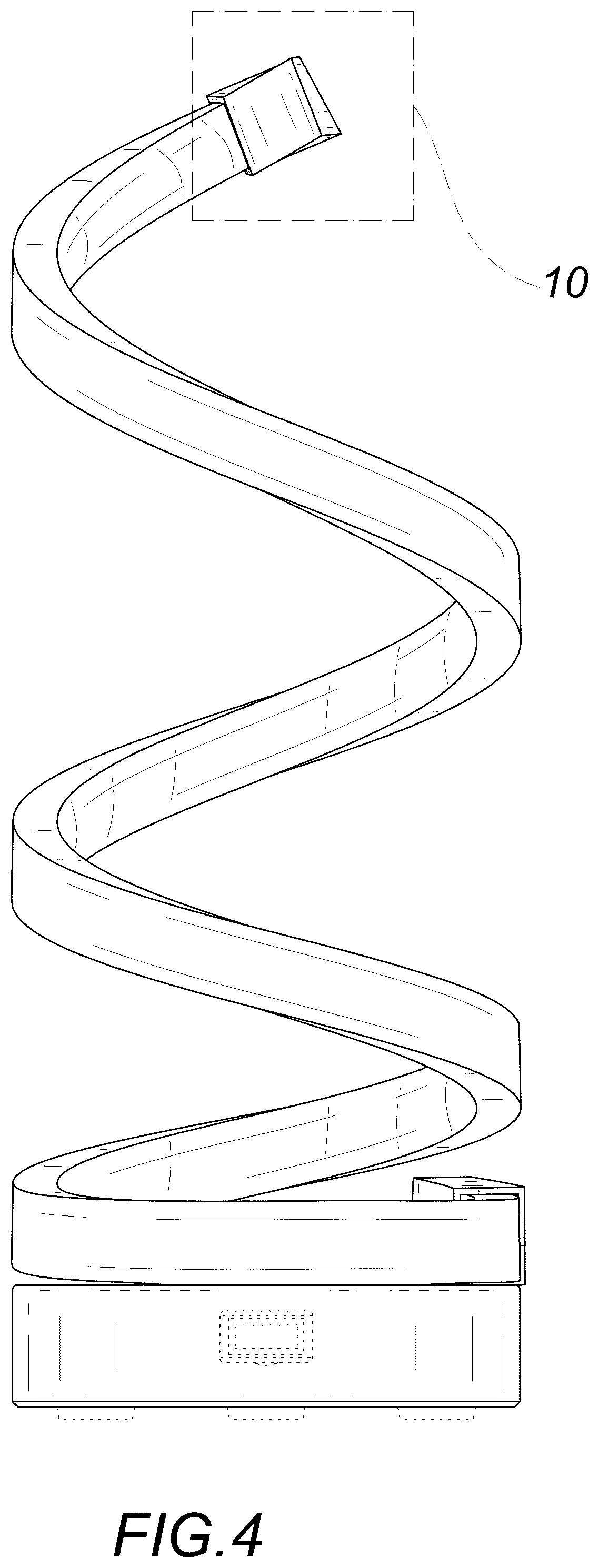 Patent USD1044101 Figure 4 – Lamp