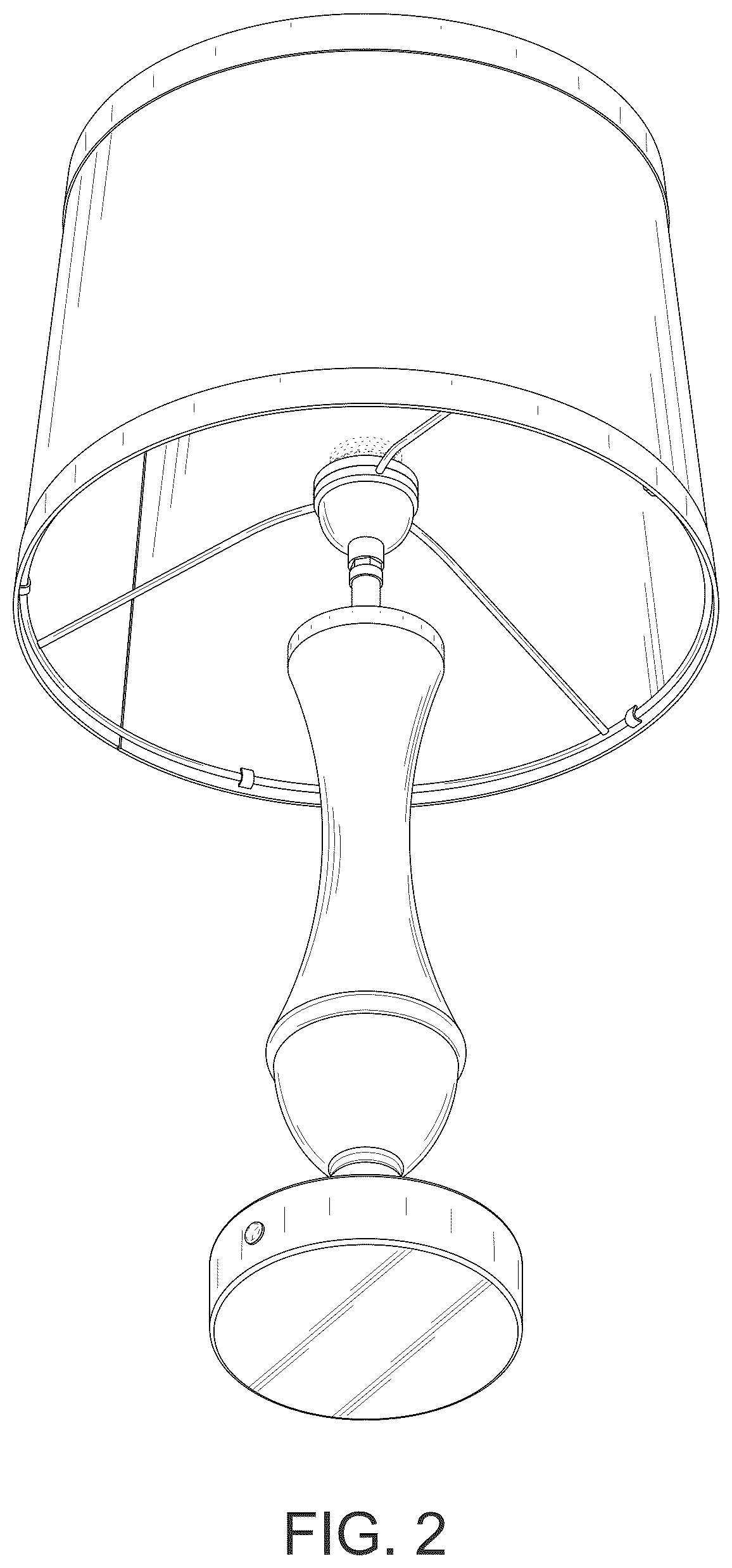 Patent USD1044104 Figure 2 – Desk lamp