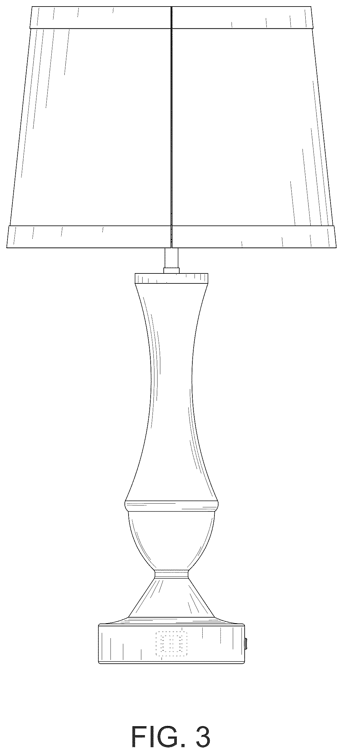 Patent USD1044104 Figure 3 – Desk lamp