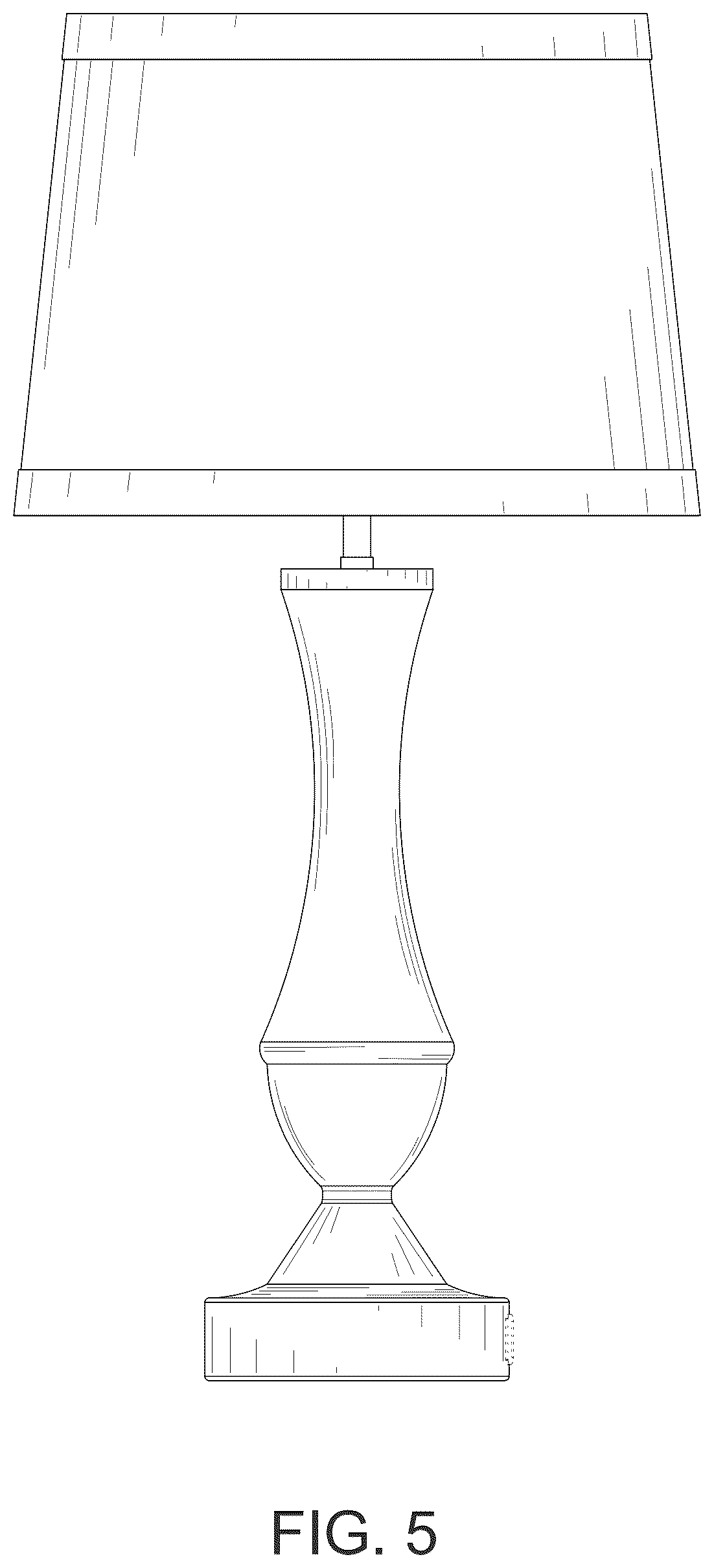 Patent USD1044104 Figure 5 – Desk lamp