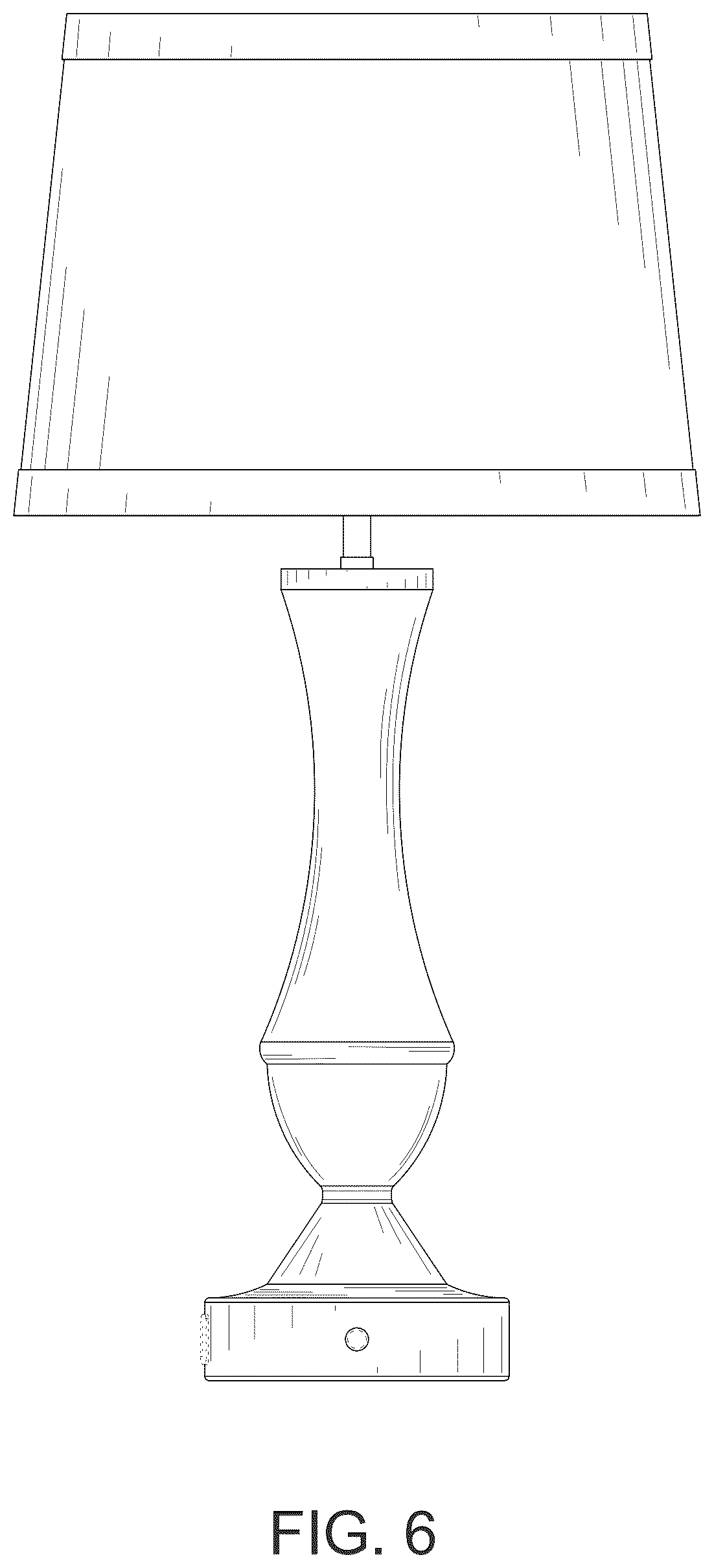 Patent USD1044104 Figure 6 – Desk lamp
