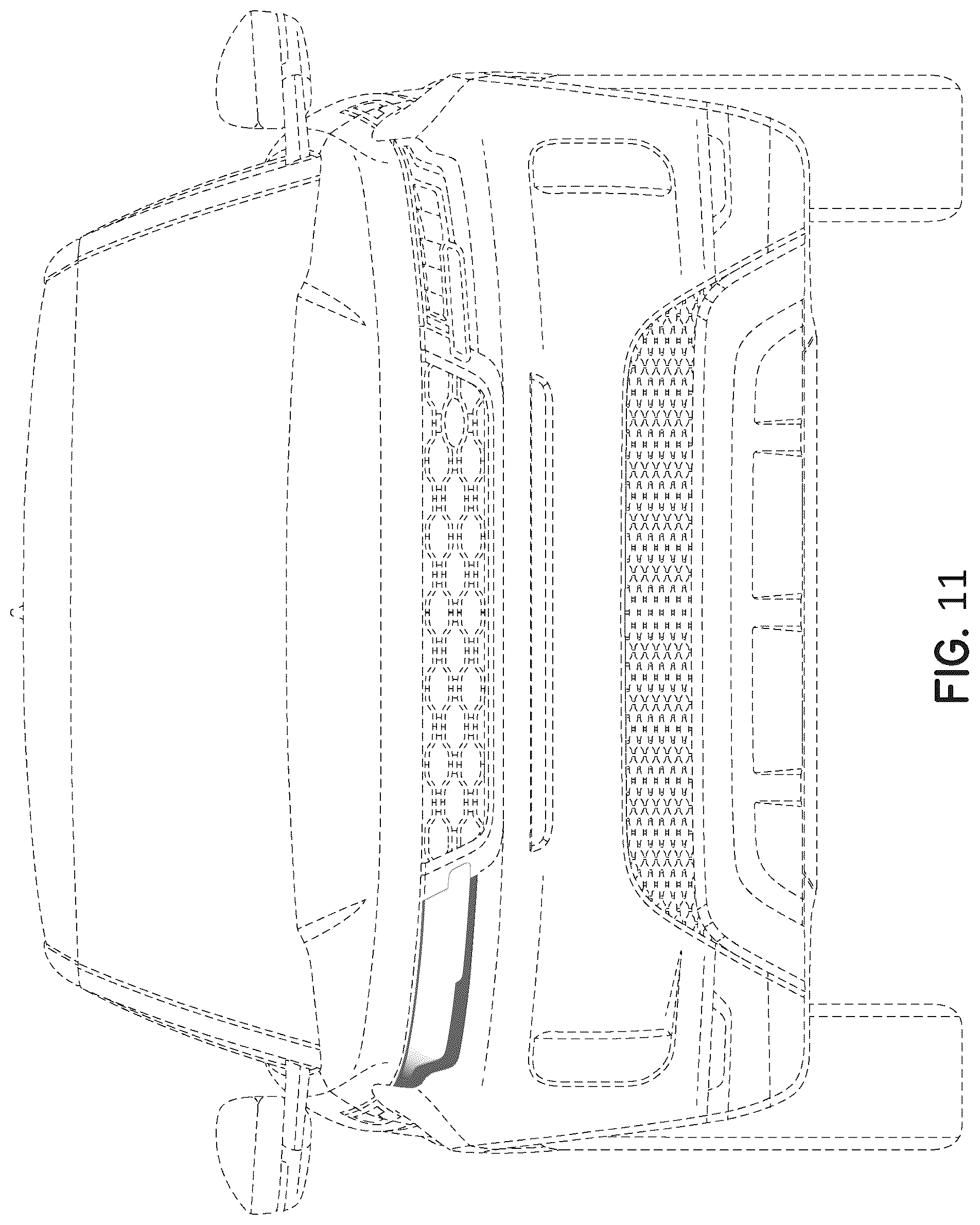 Patent USD1044109 Figure 11 – Headlight lens