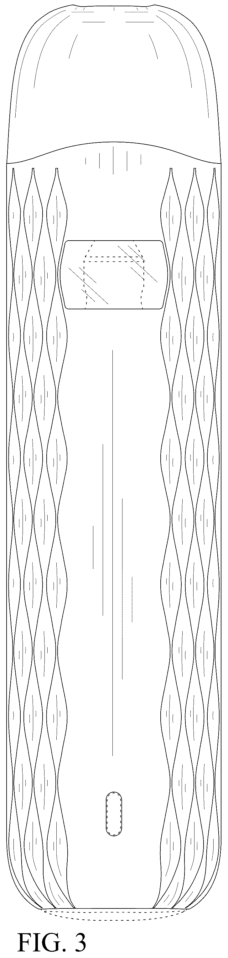 Patent USD1044111 Figure 3 – Electronic atomizing apparatus