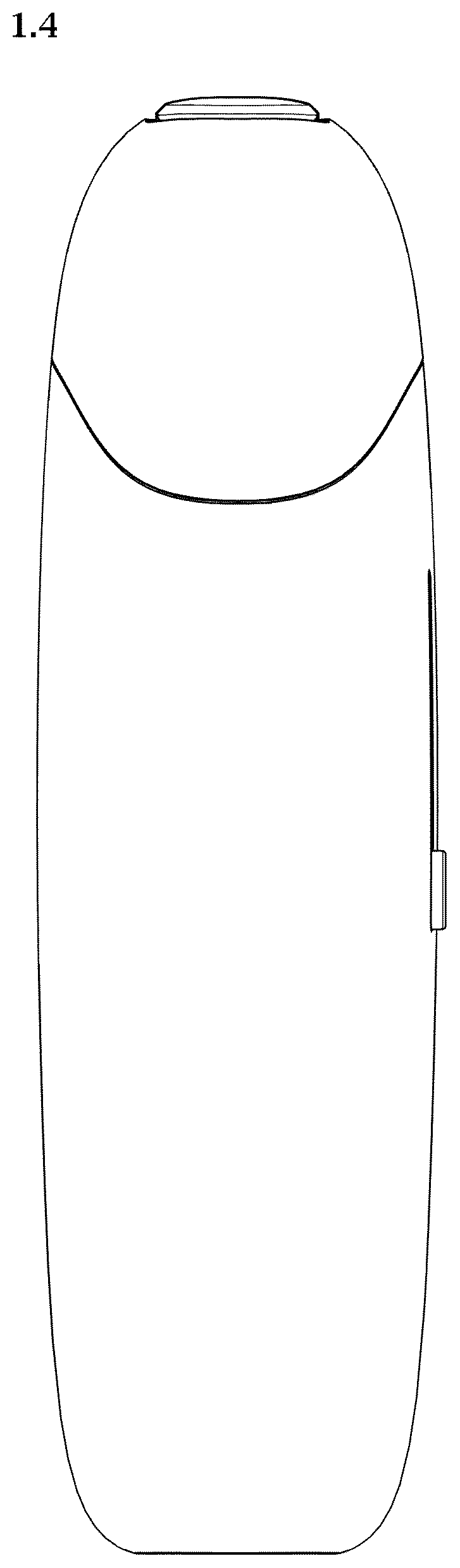 Patent USD1044117 Figure 4 – Electronic cigarette