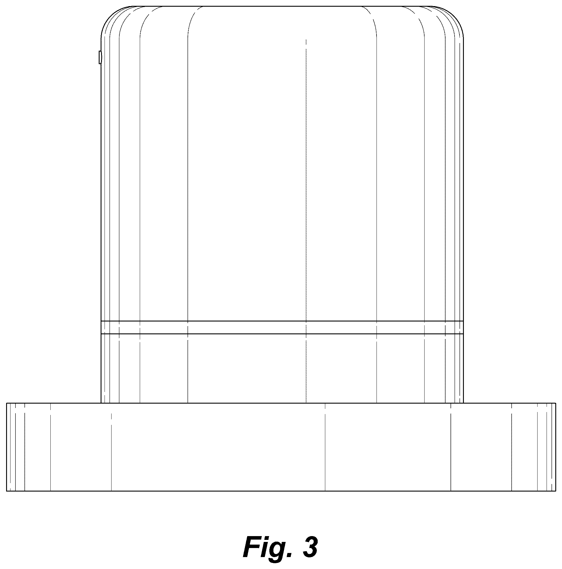 Patent USD1044121 Figure 3 – Hookah cup holding device