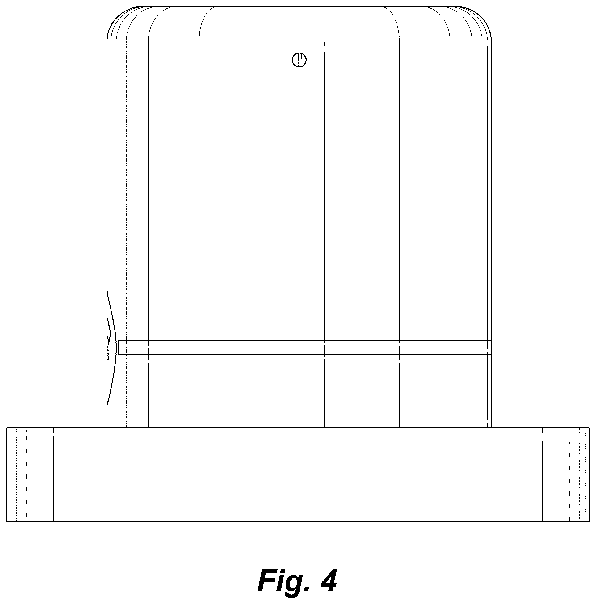 Patent USD1044121 Figure 4 – Hookah cup holding device