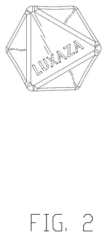 Patent USD1044122 Figure 2 – Double-headed eyeshadow stick