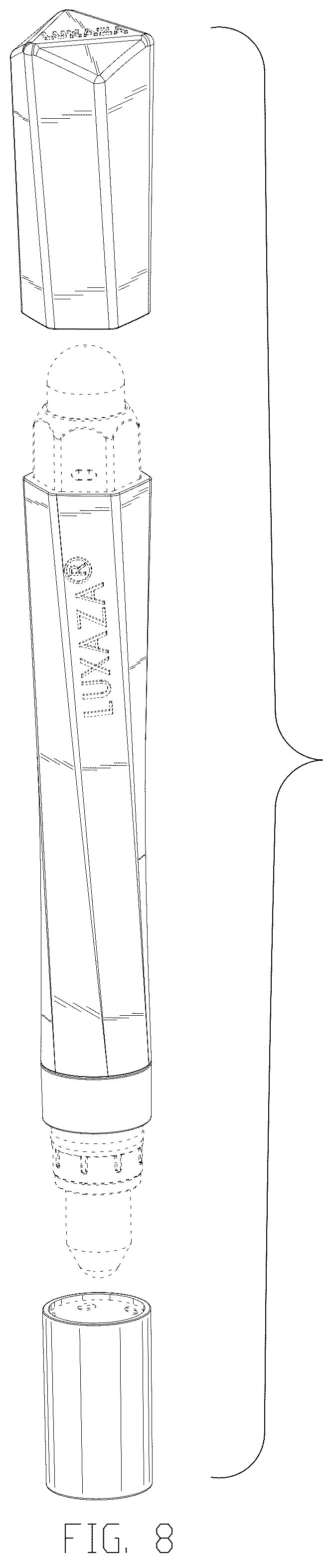 Patent USD1044122 Figure 8 – Double-headed eyeshadow stick