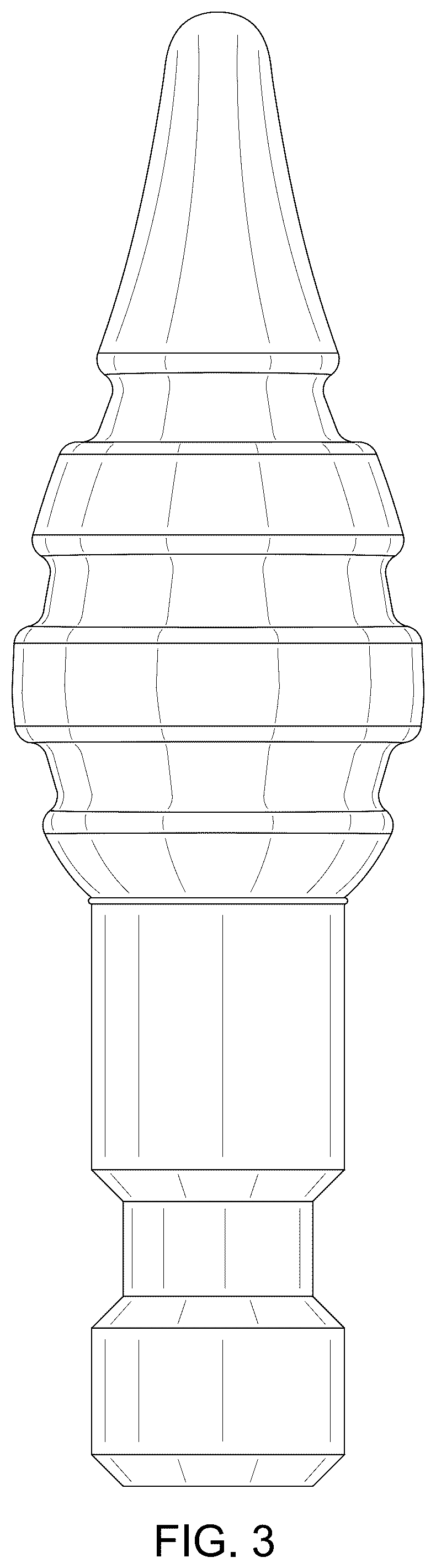 Patent USD1044123 Figure 3 – Makeup sponge tool