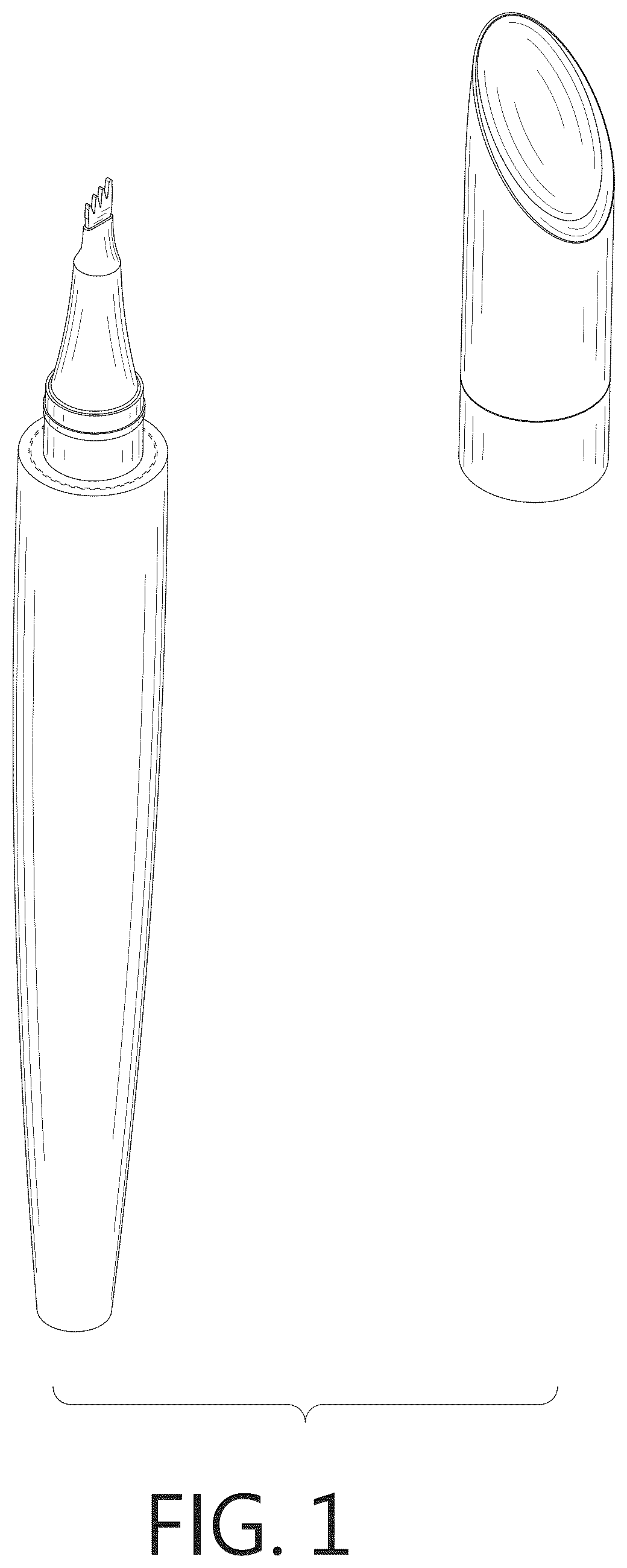 Patent USD1044124 — Eyebrow pen — Figure 1