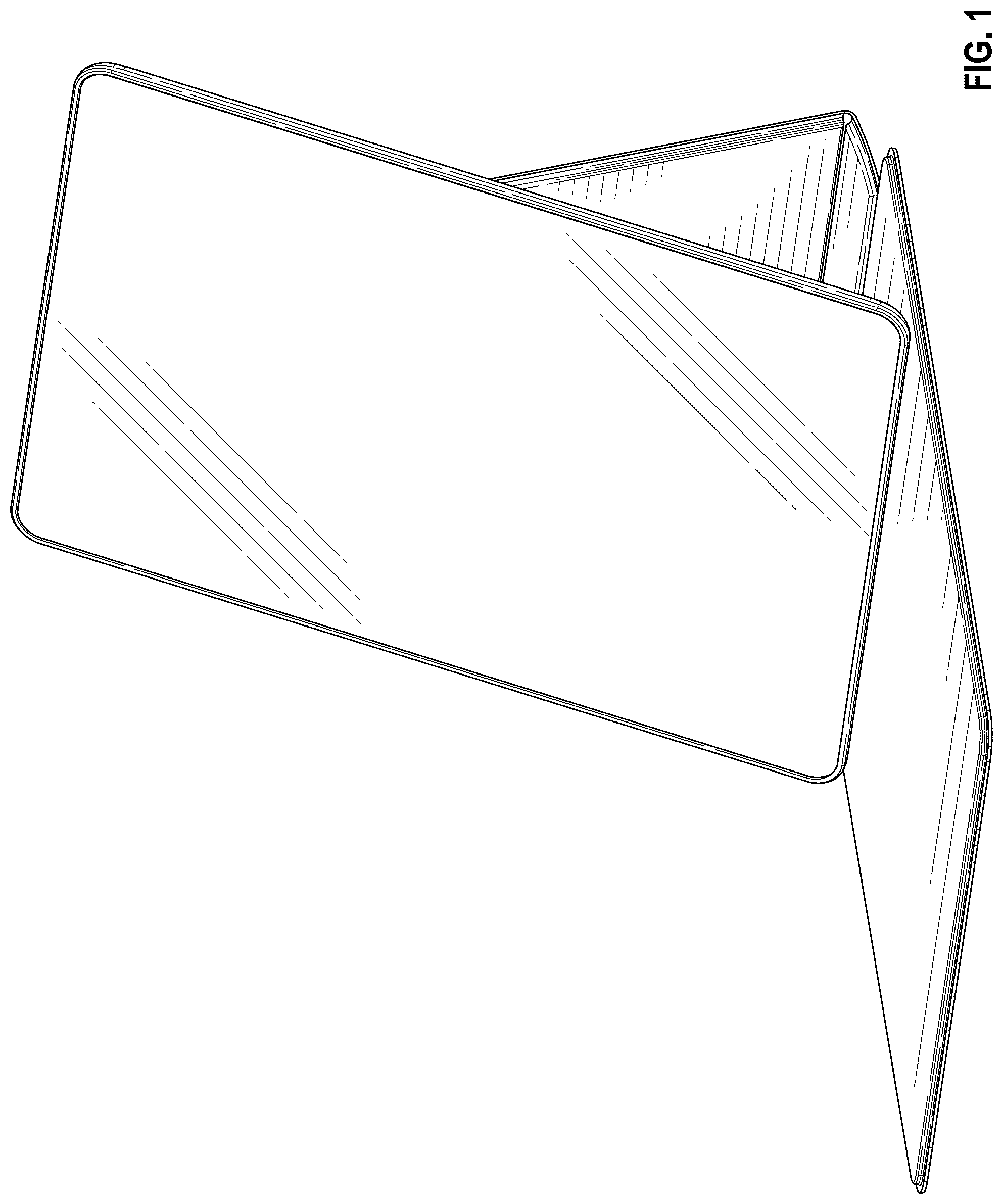 Patent USD1044125 Figure 1 – Mirror