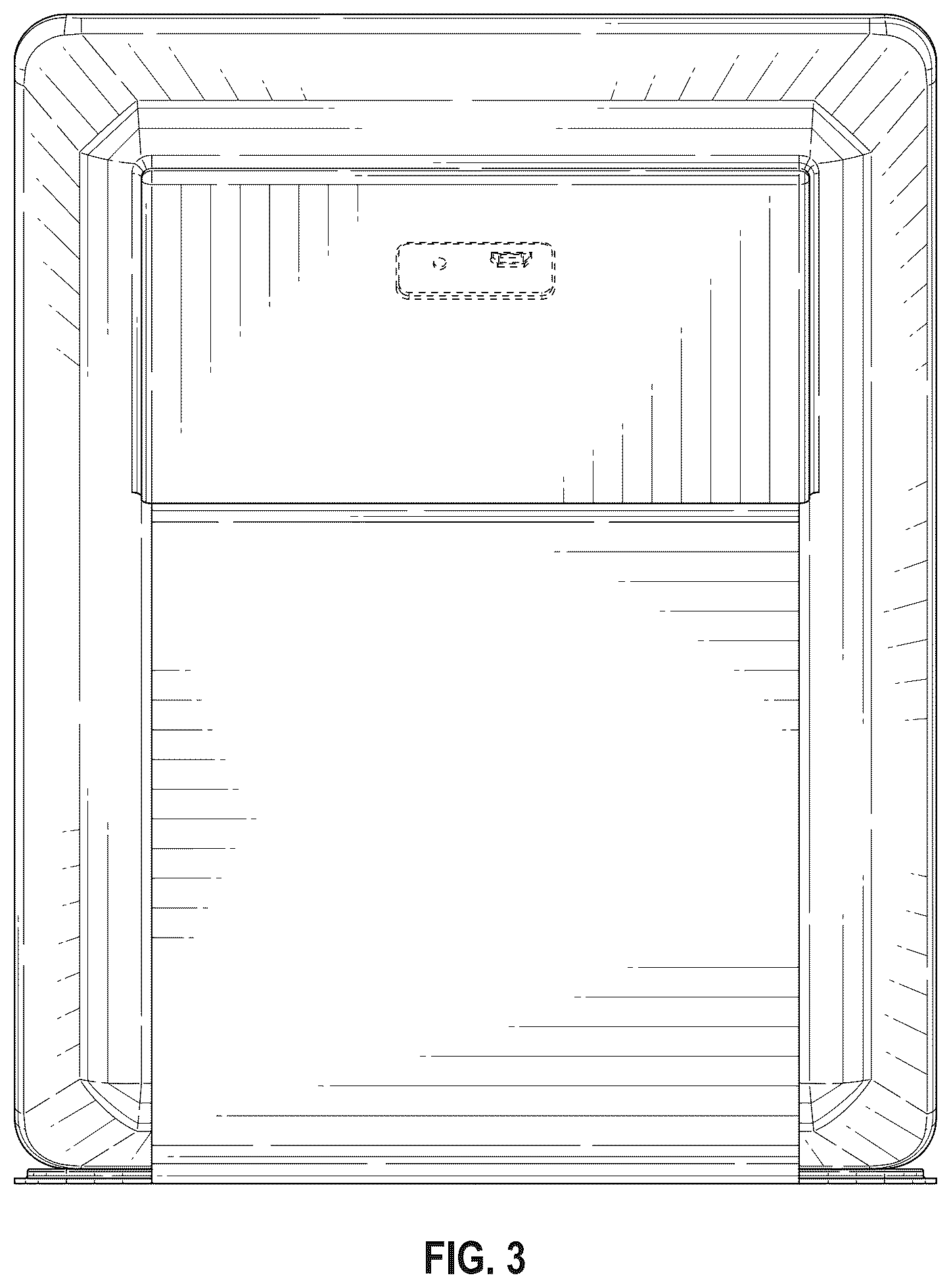 Patent USD1044125 Figure 3 – Mirror