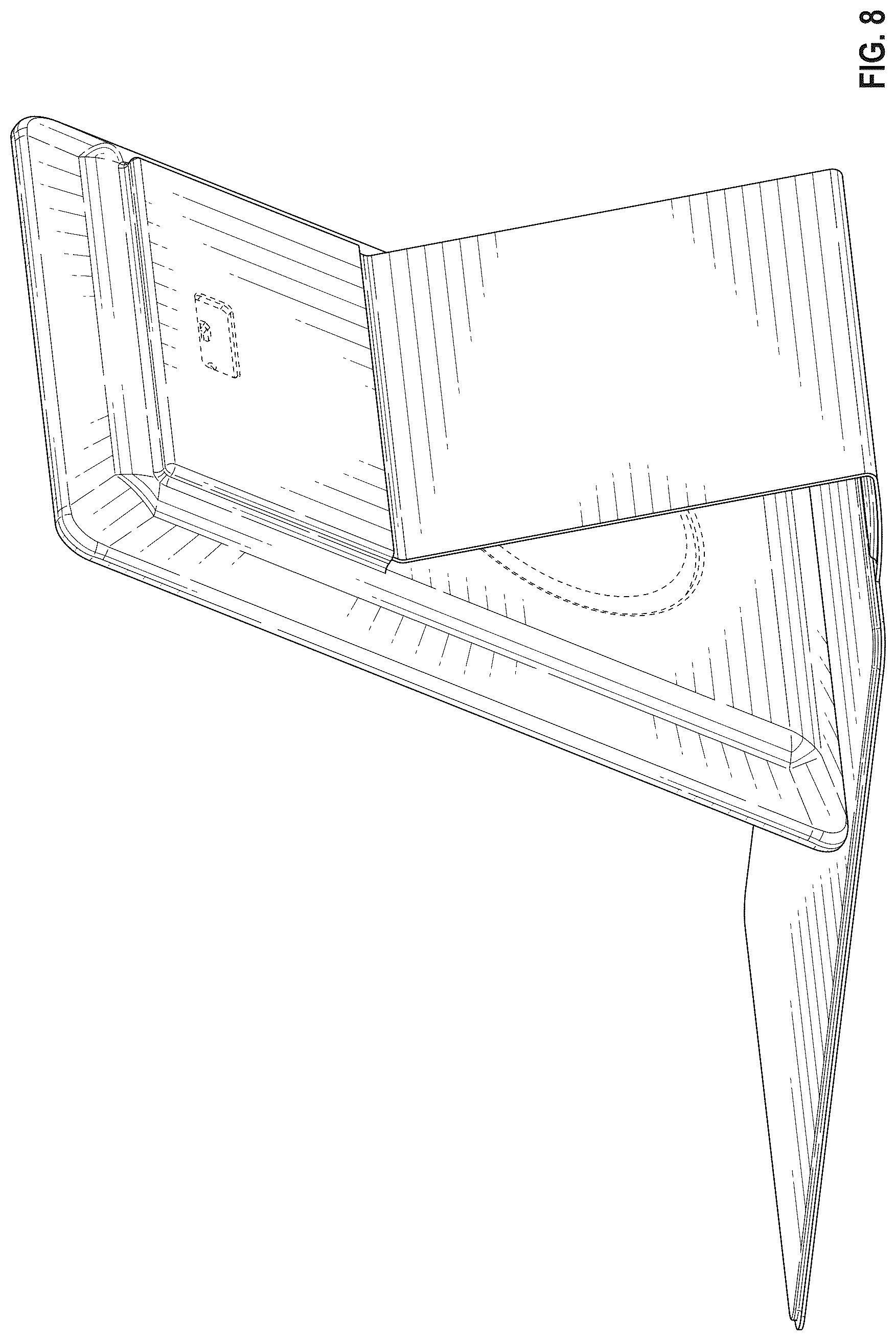 Patent USD1044125 Figure 8 – Mirror