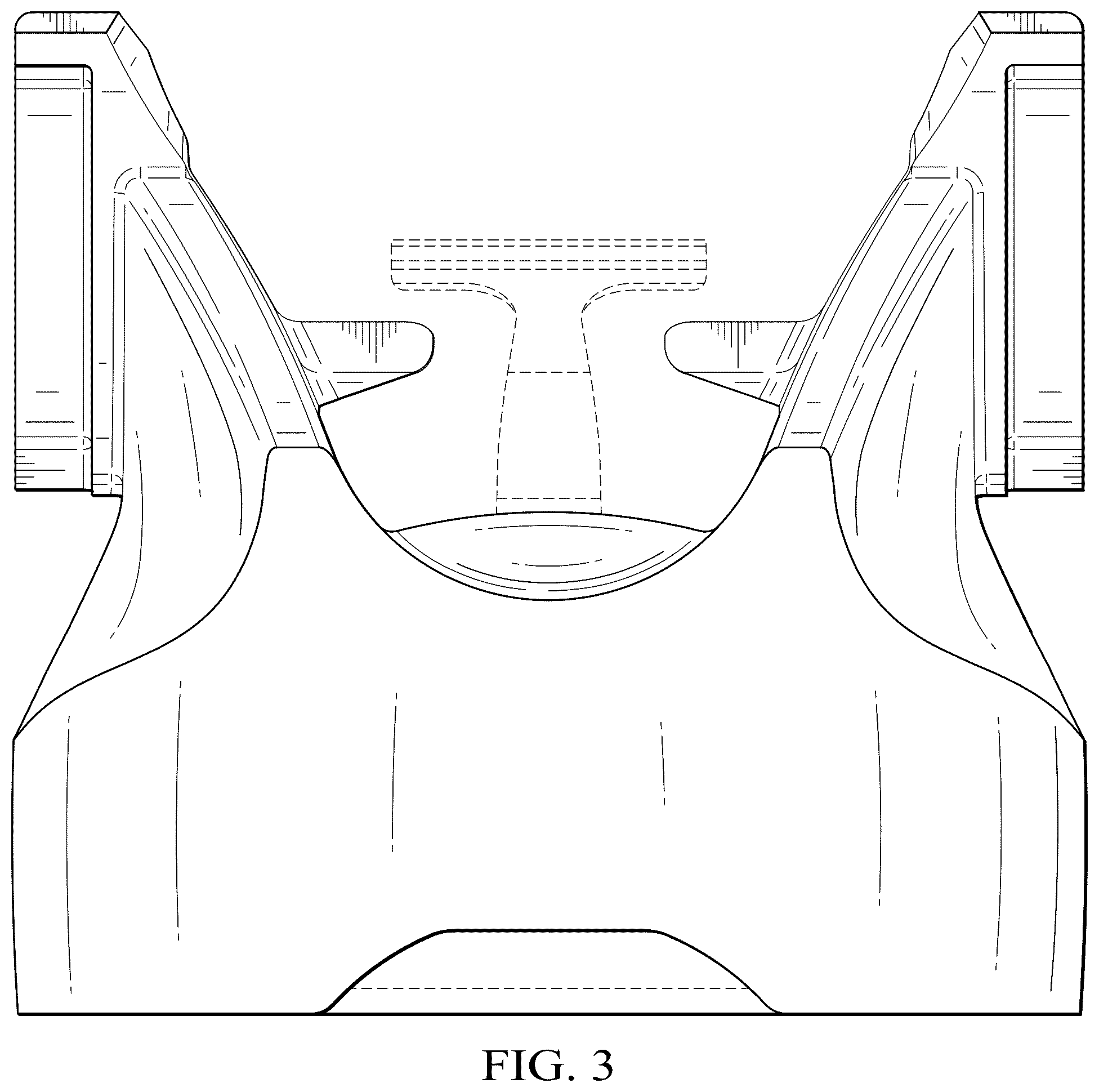 Patent USD1044127 Figure 3 – Shaving razor cartridge connector