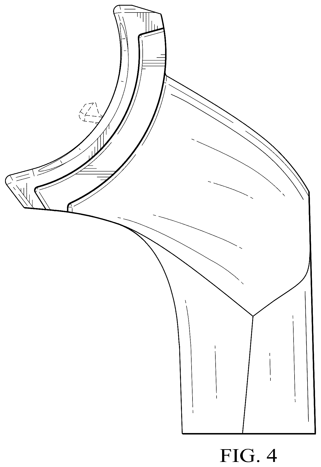 Patent USD1044127 Figure 4 – Shaving razor cartridge connector