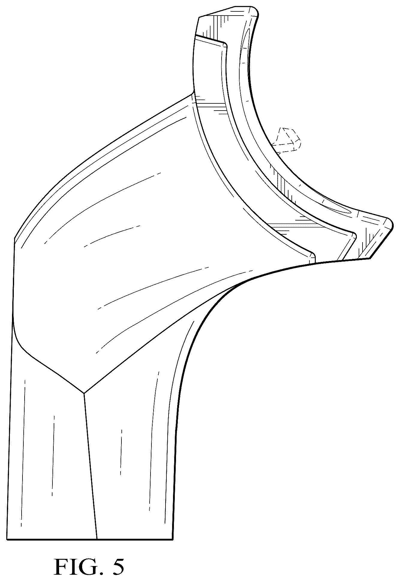 Patent USD1044127 Figure 5 – Shaving razor cartridge connector