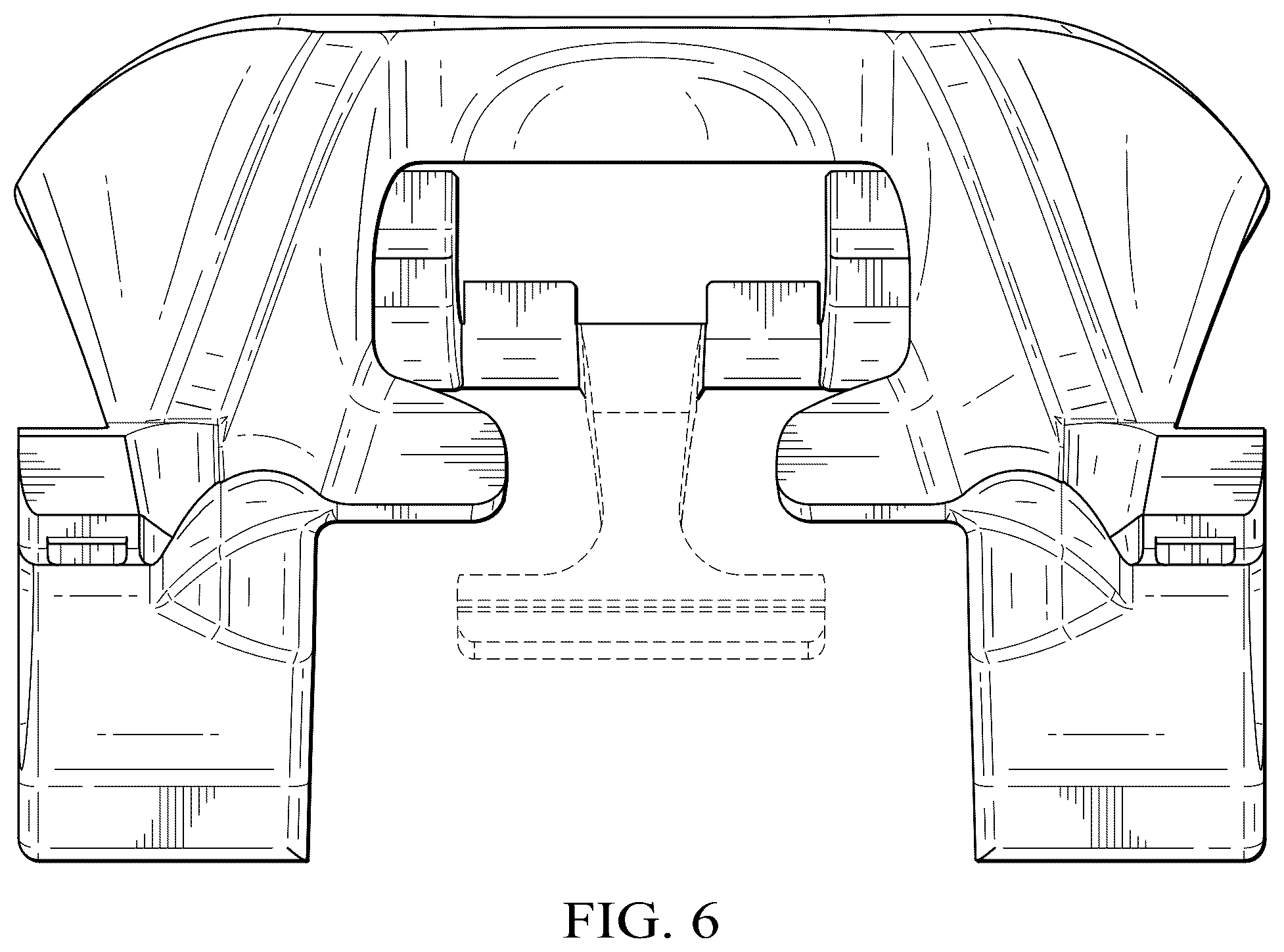 Patent USD1044127 Figure 6 – Shaving razor cartridge connector