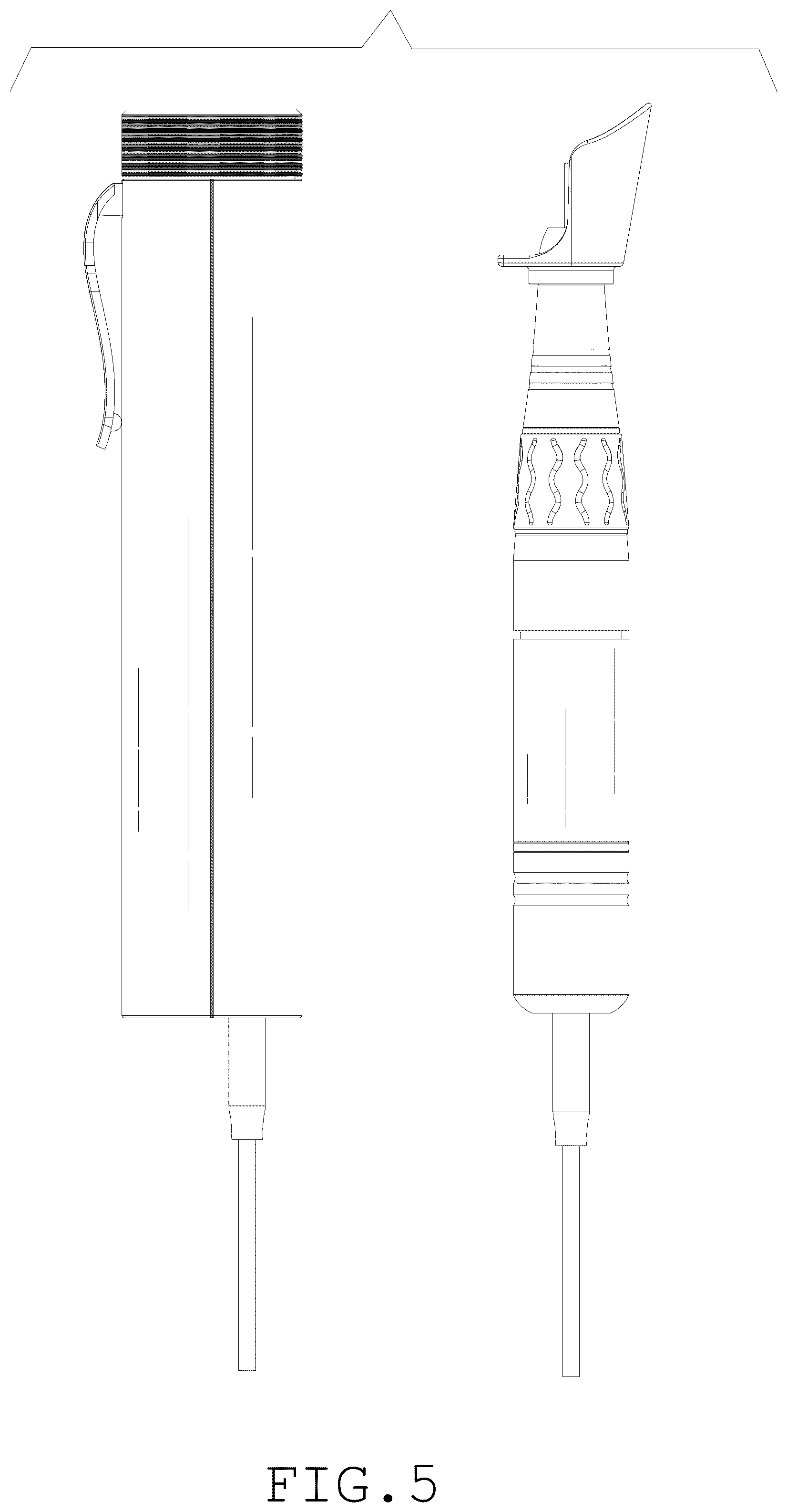 Patent USD1044131 Figure 5 – Nail polishing machine