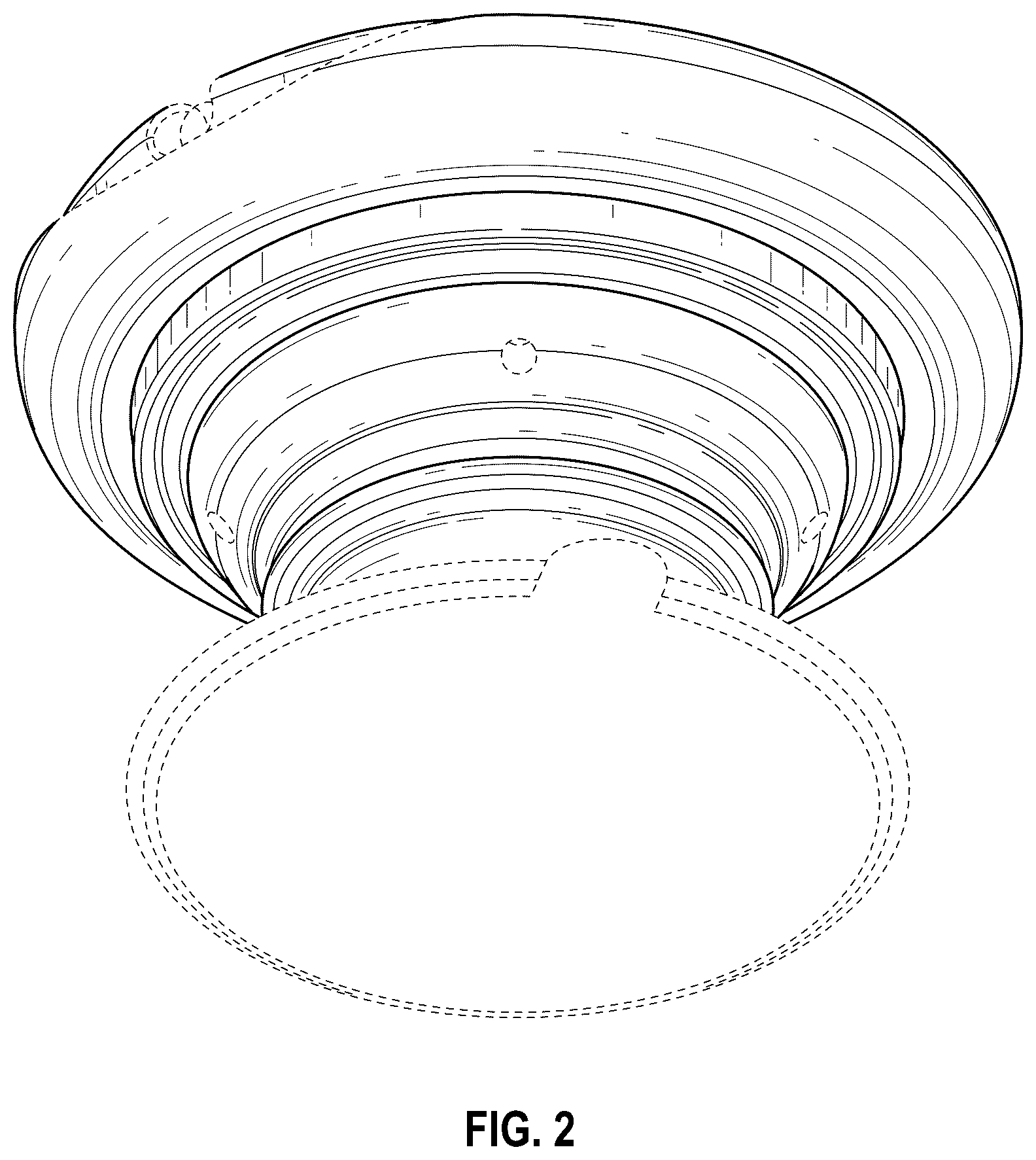 Patent USD1044134 Figure 2 – Container for cosmetics