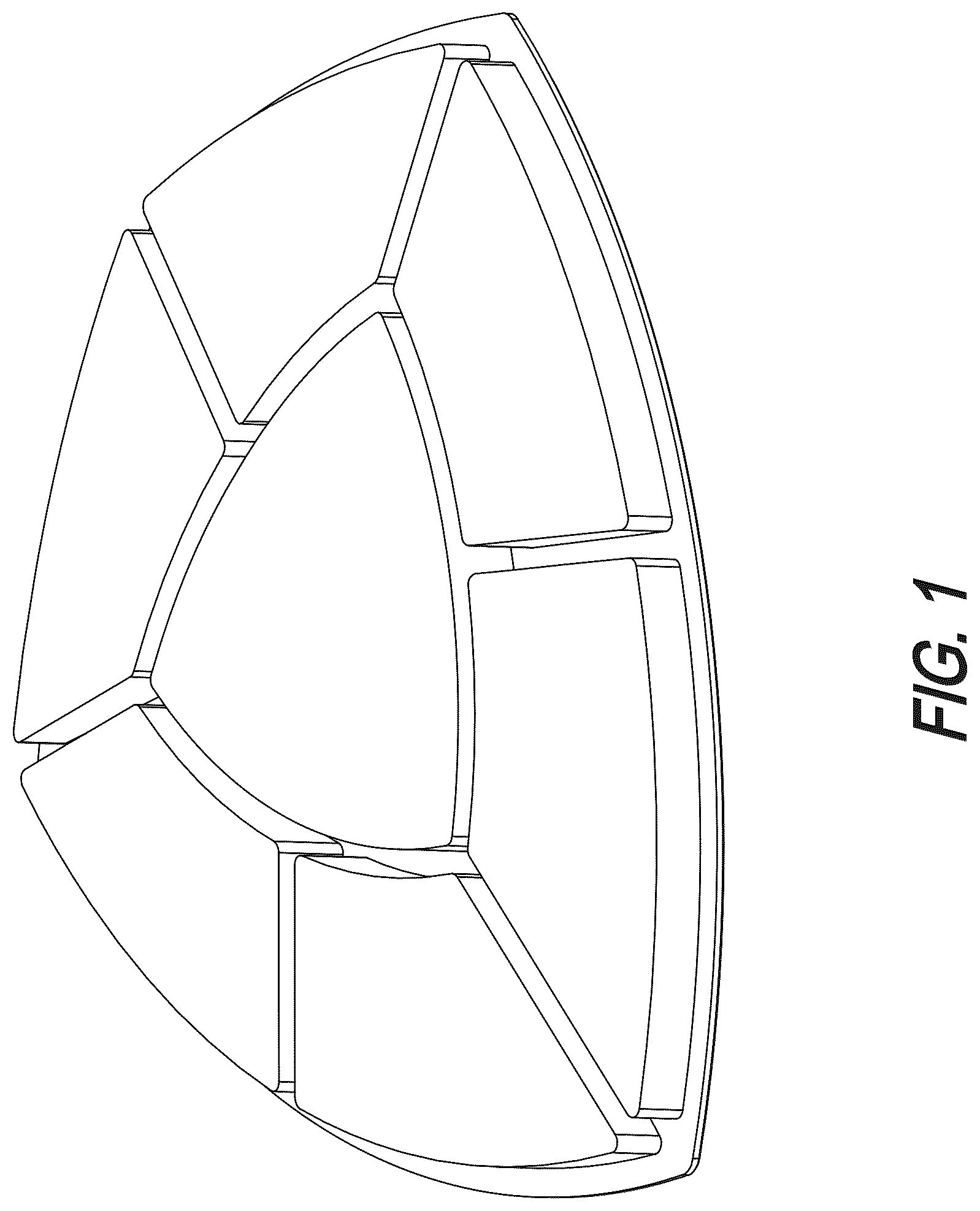 Patent USD1044135 Figure 1 – Hip protector